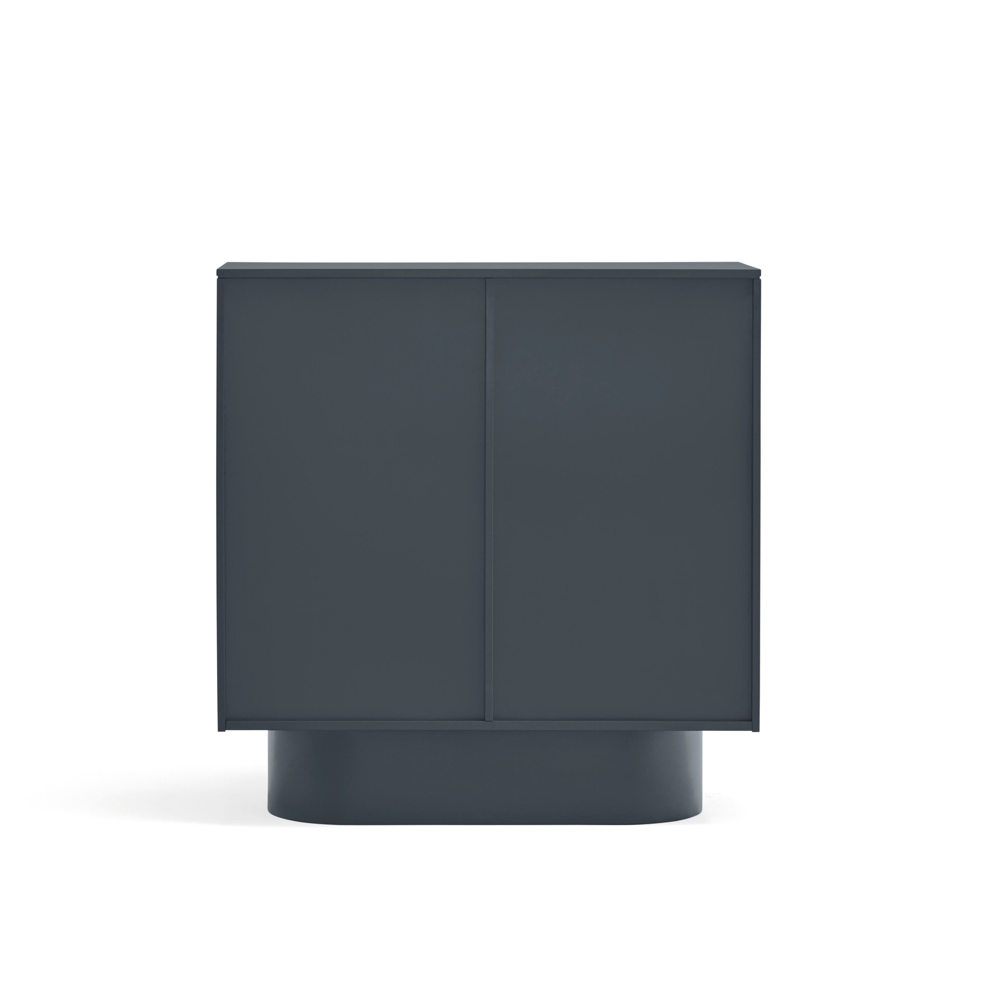 Buffet 2 portes 110x45 cm Totem gris anthracite