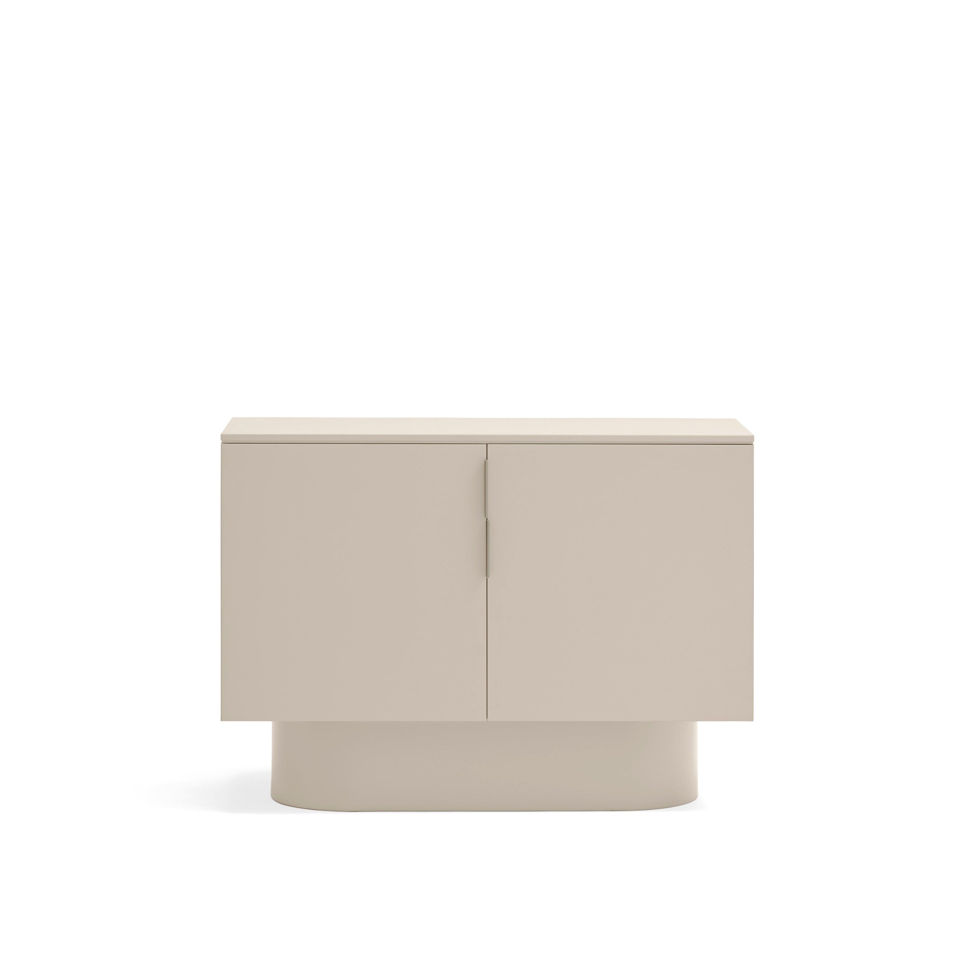 Commode 2 portes 100x82 cm Totem laquée sable