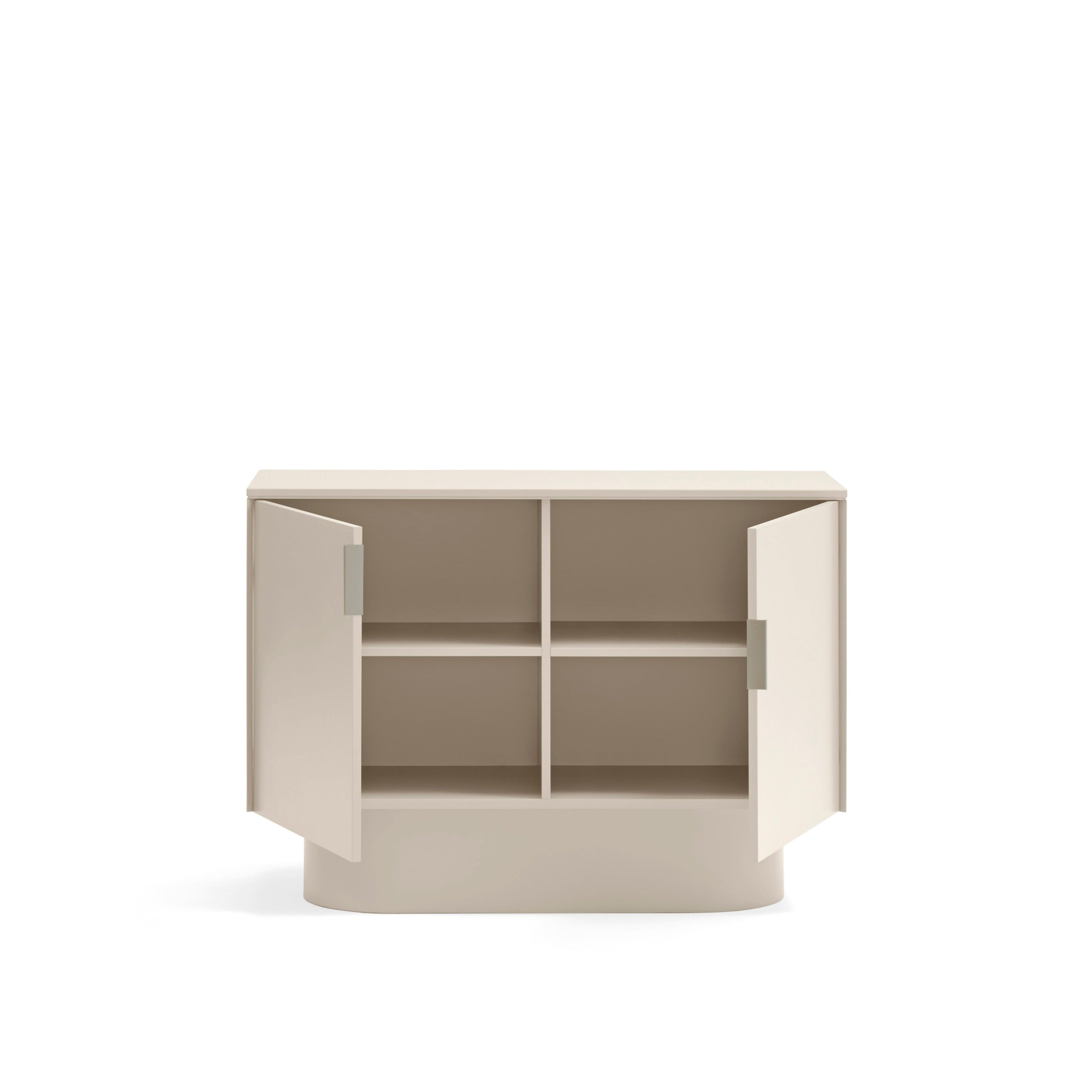 Commode 2 portes 100x82 cm Totem laquée sable