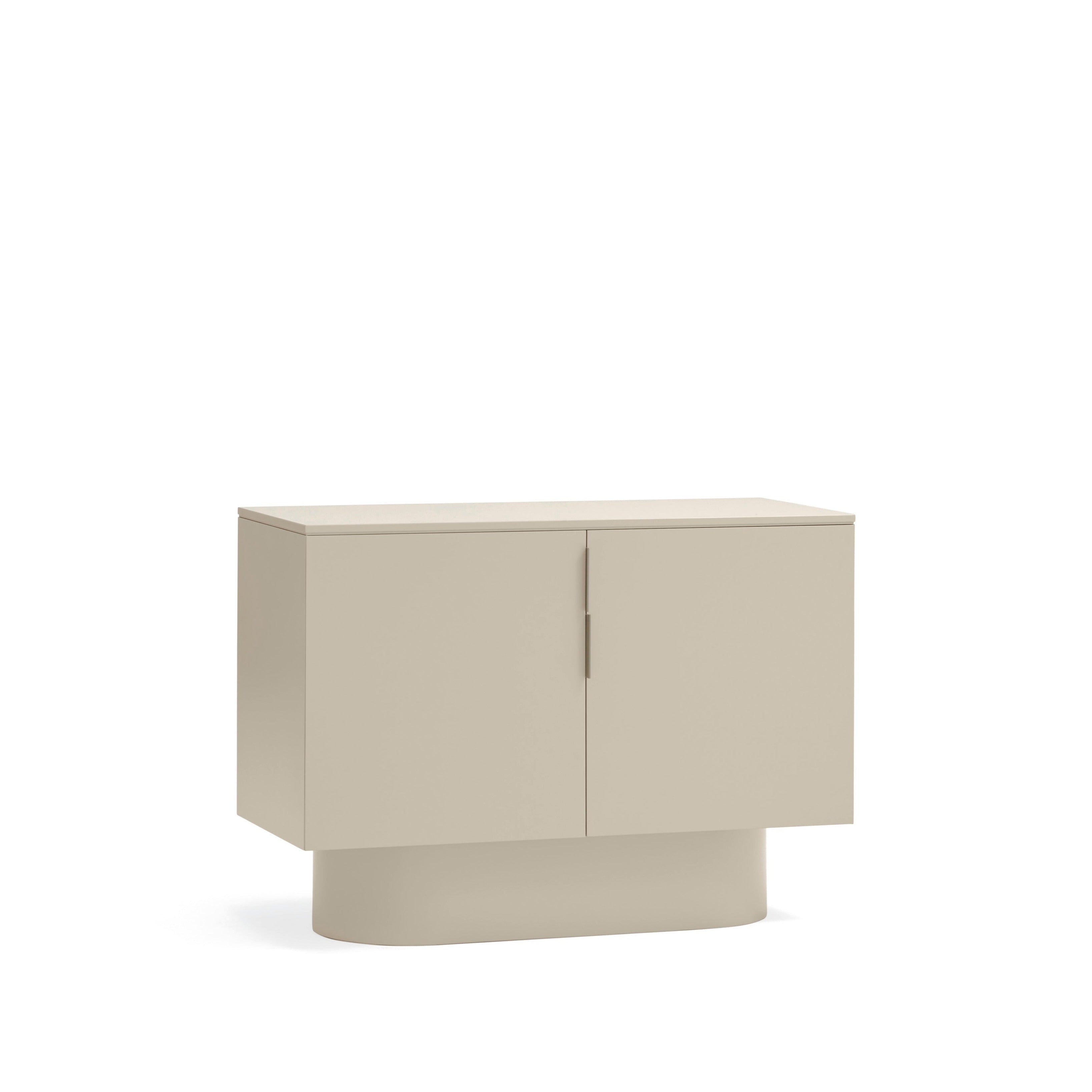 Commode 2 portes 100x82 cm Totem laquée sable