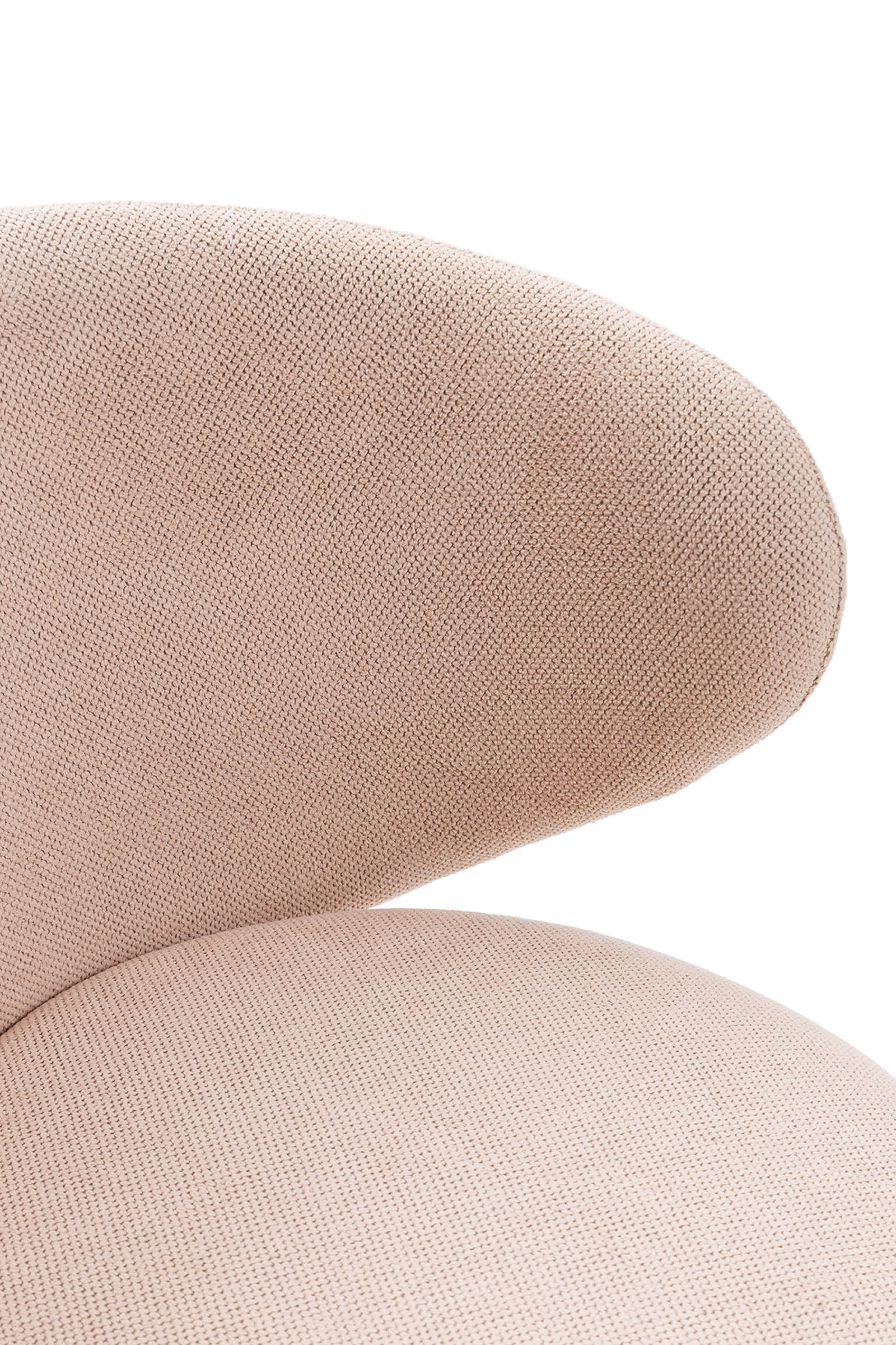 Sedia Lounge con gambe in metallo Raffaella 76x73 h77 cm