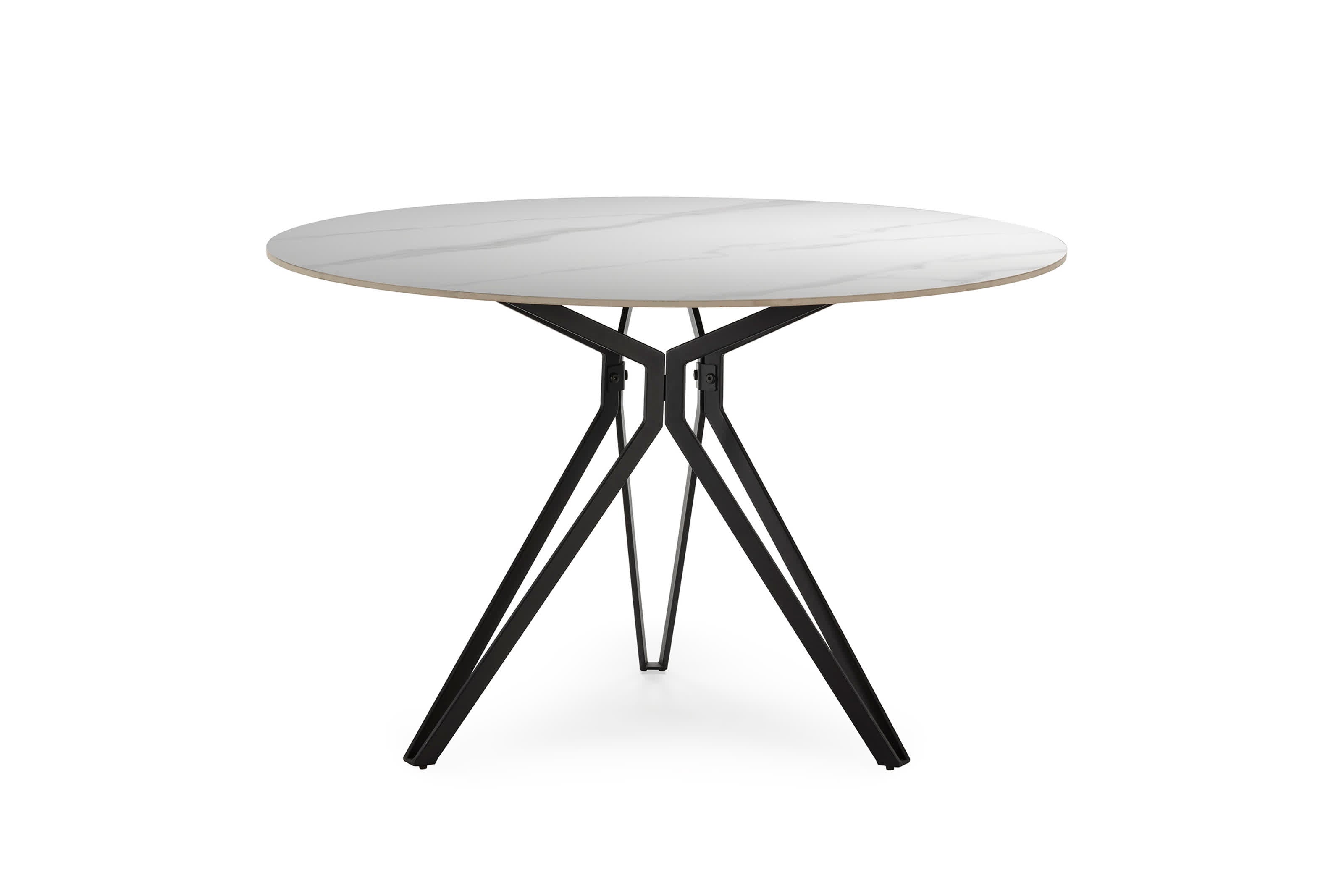 Tavolo tondo per 4 persone in pietra Aina 120x76 cm