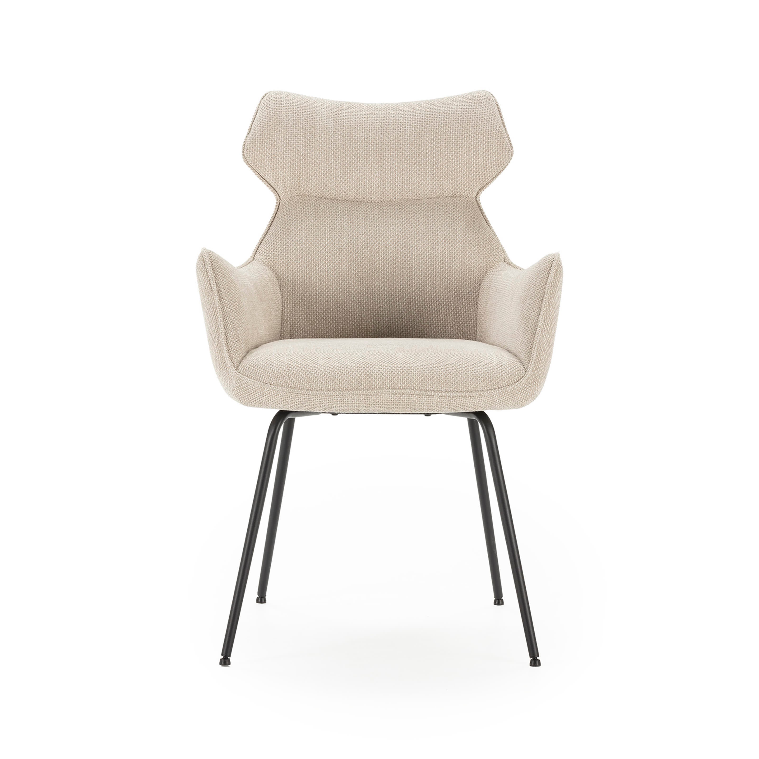 Set di 2 poltrone in velluto a coste con gambe in metallo Diana 60x65 h90 cm