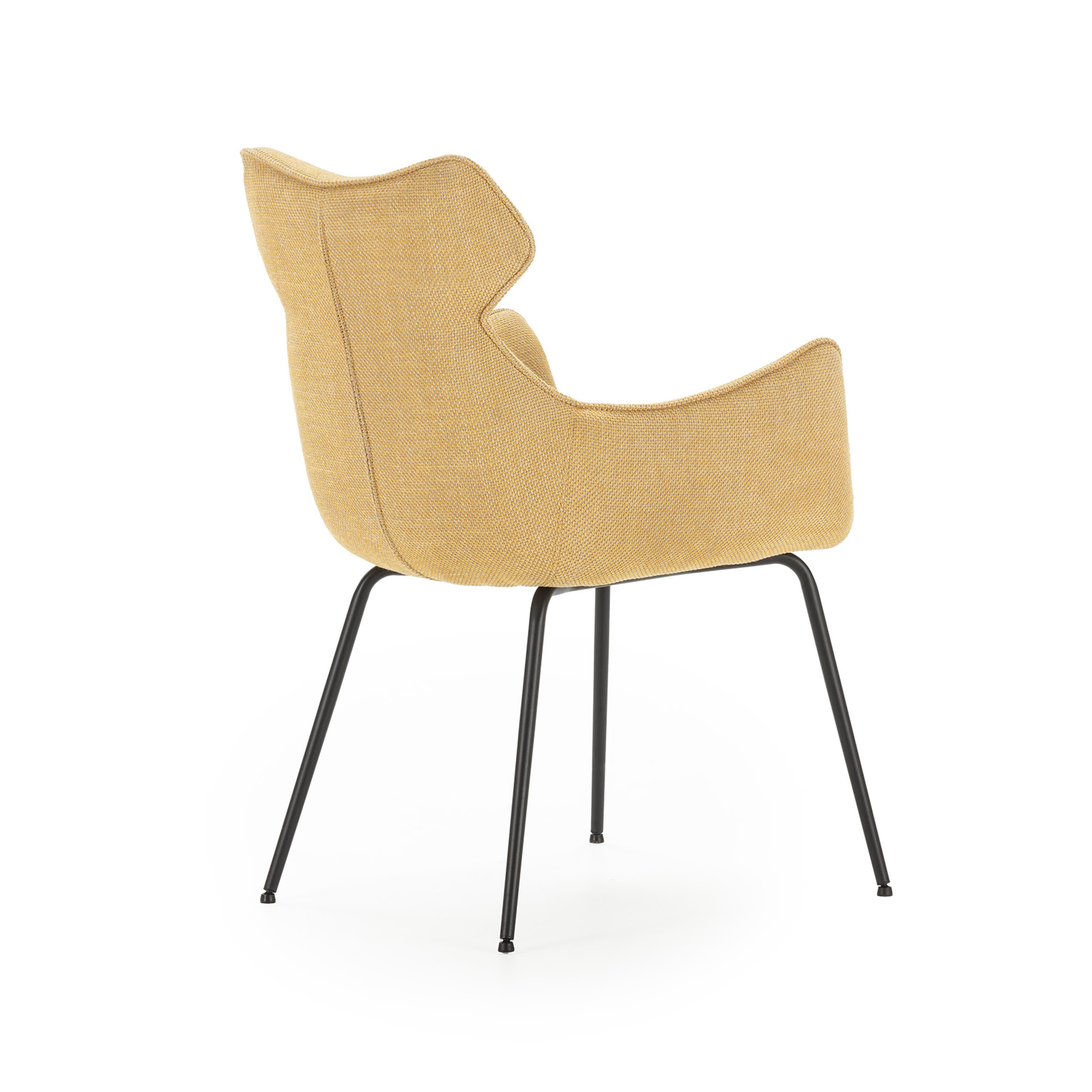 Set di 2 poltrone in velluto a coste con gambe in metallo Diana 60x65 h90 cm