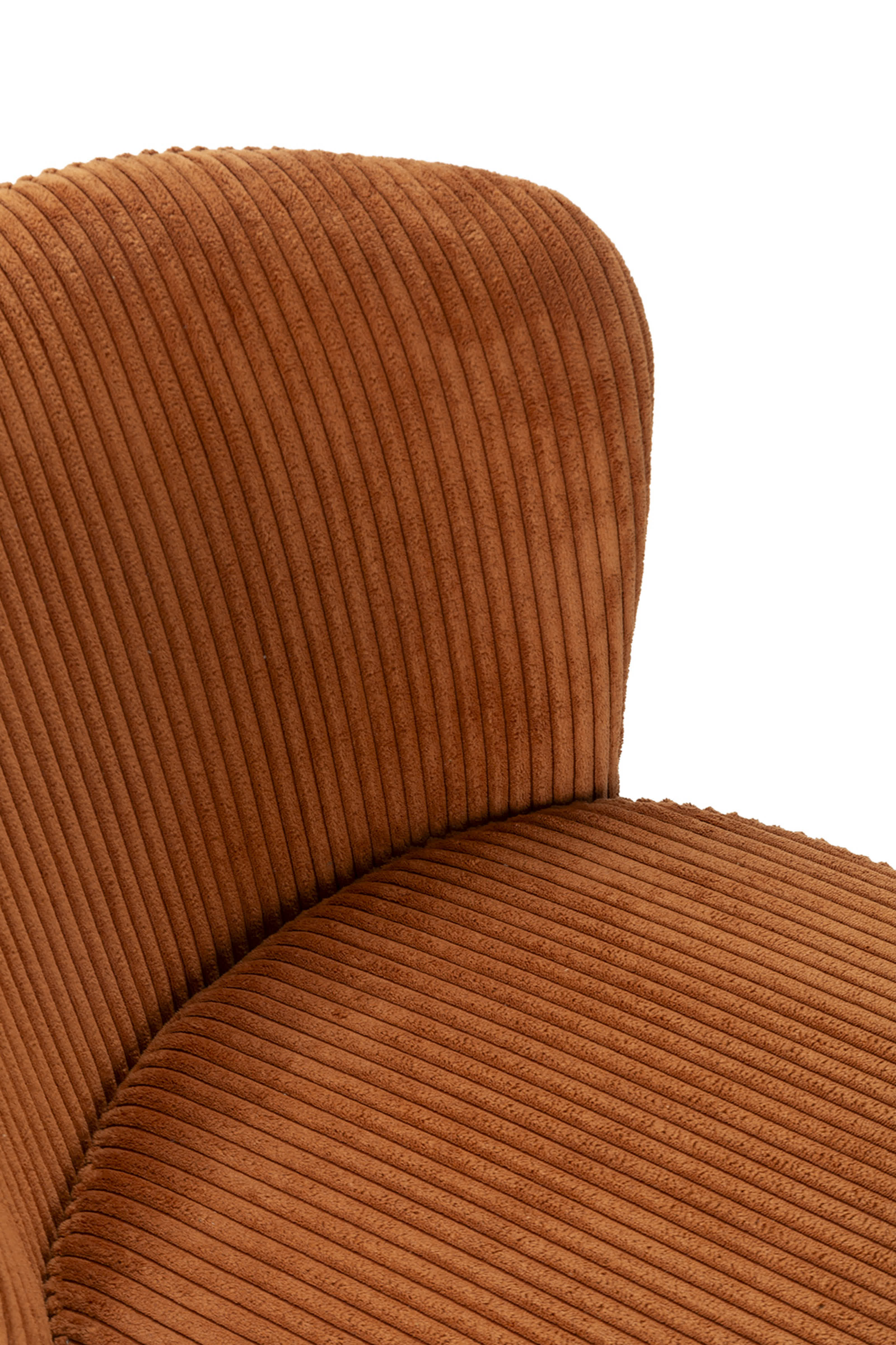 Set di 4 sedie in velluto e gambe in metallo Megan 47x58 cm h78 cm