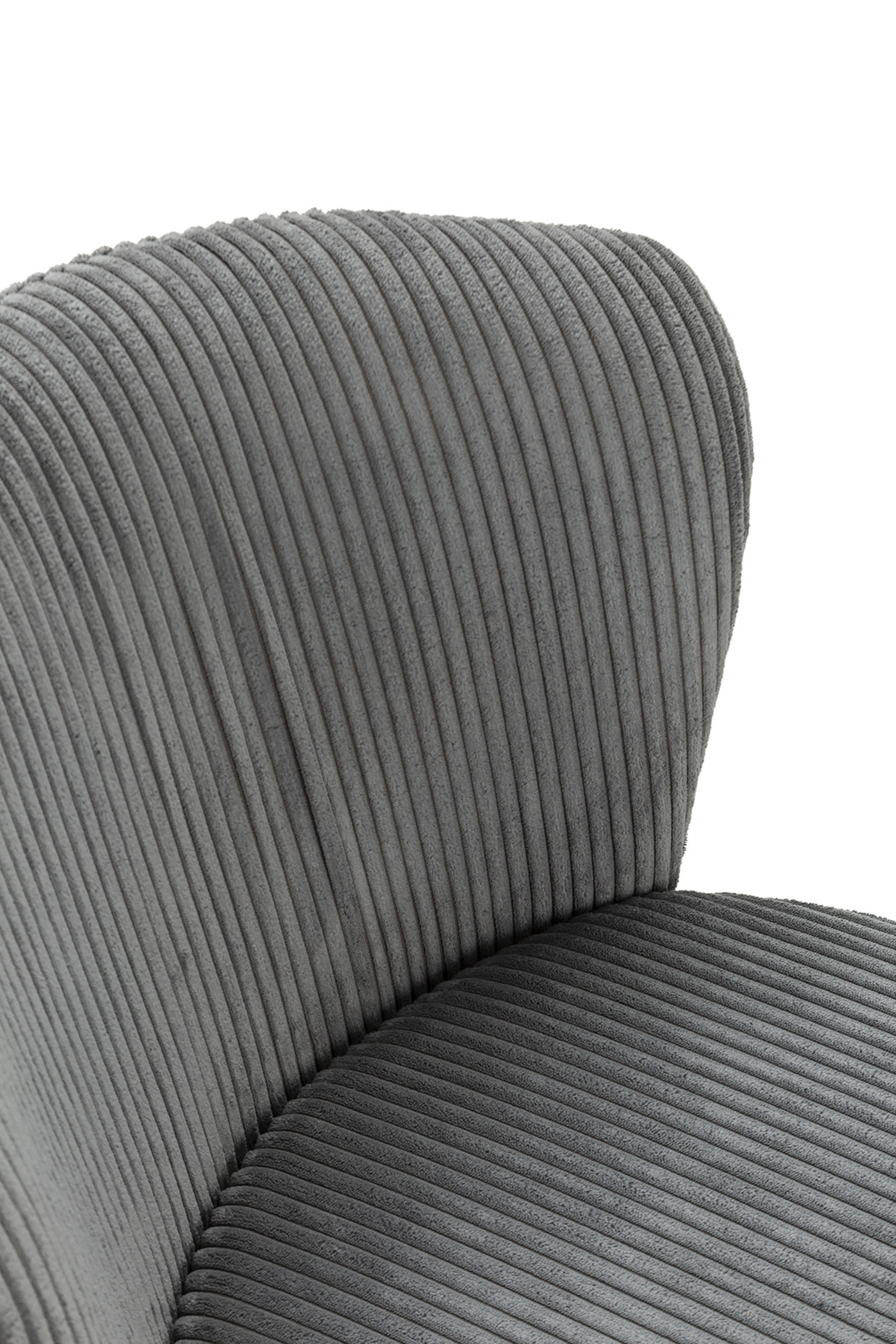 Set di 4 sedie in velluto e gambe in metallo Megan 47x58 cm h78 cm