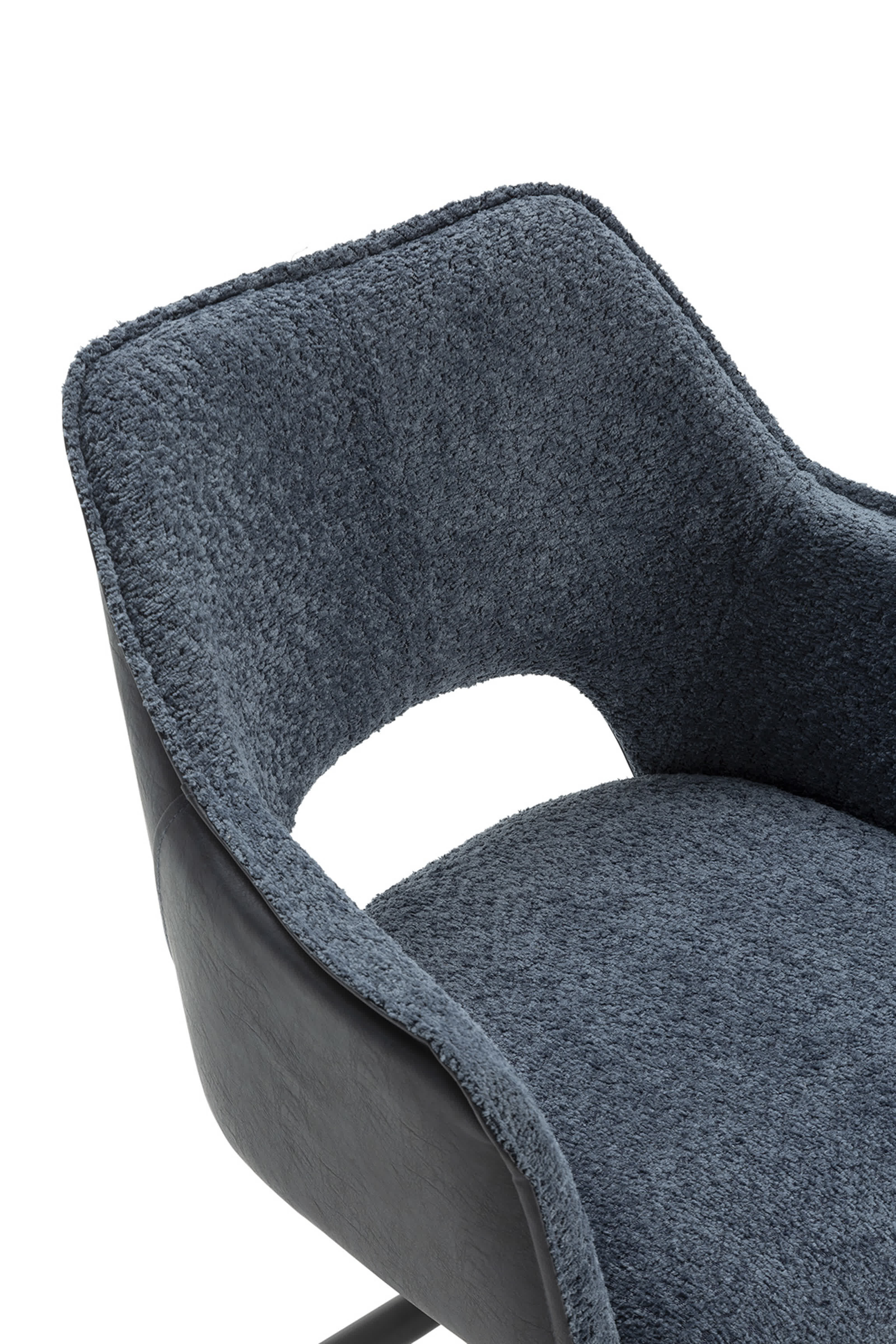 Set di 2 poltrone con gambe in metallo nero Mariel 48x49 h80 cm