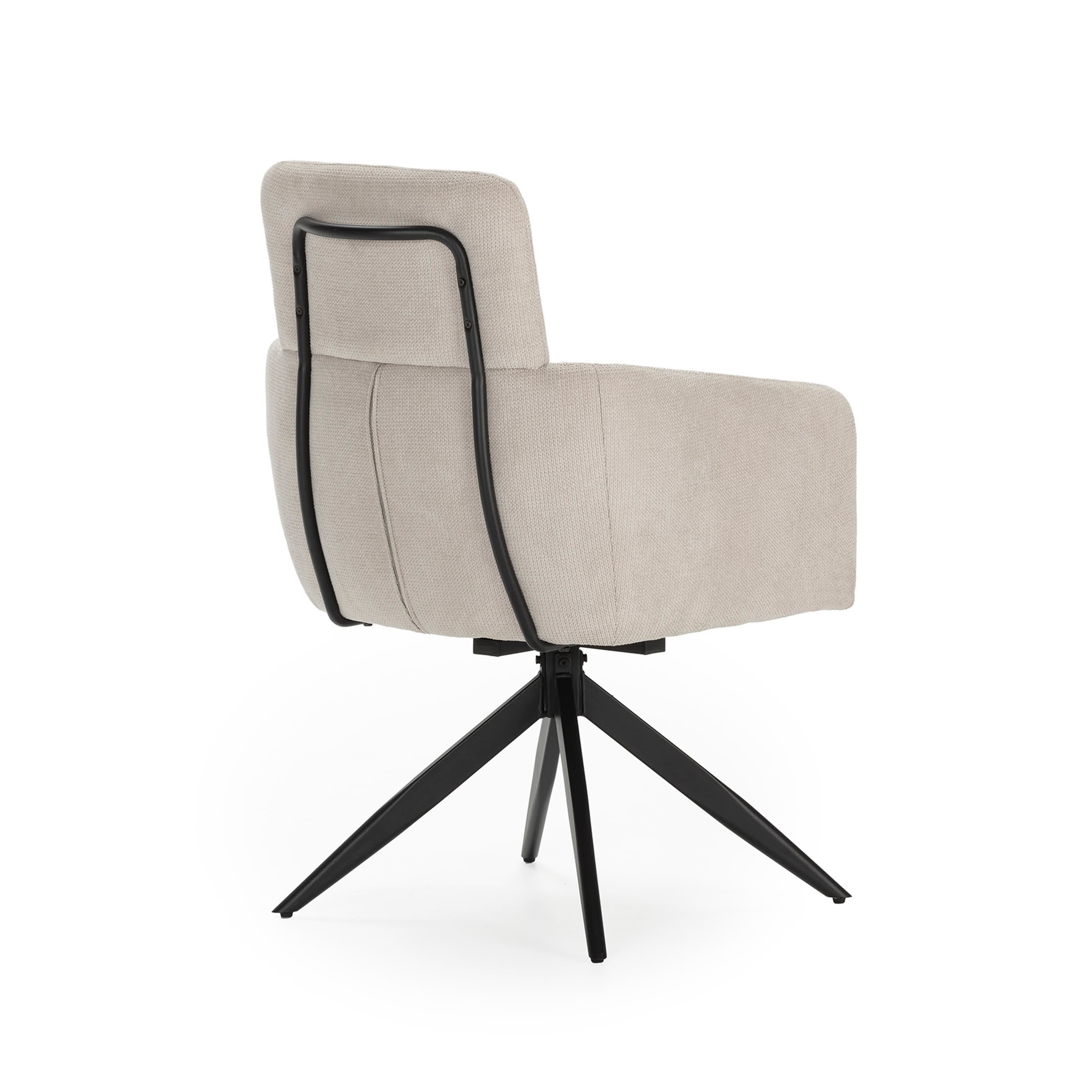 Set di 2 poltrone in velluto a coste con gambe in metallo Grace 57x65 h92 cm