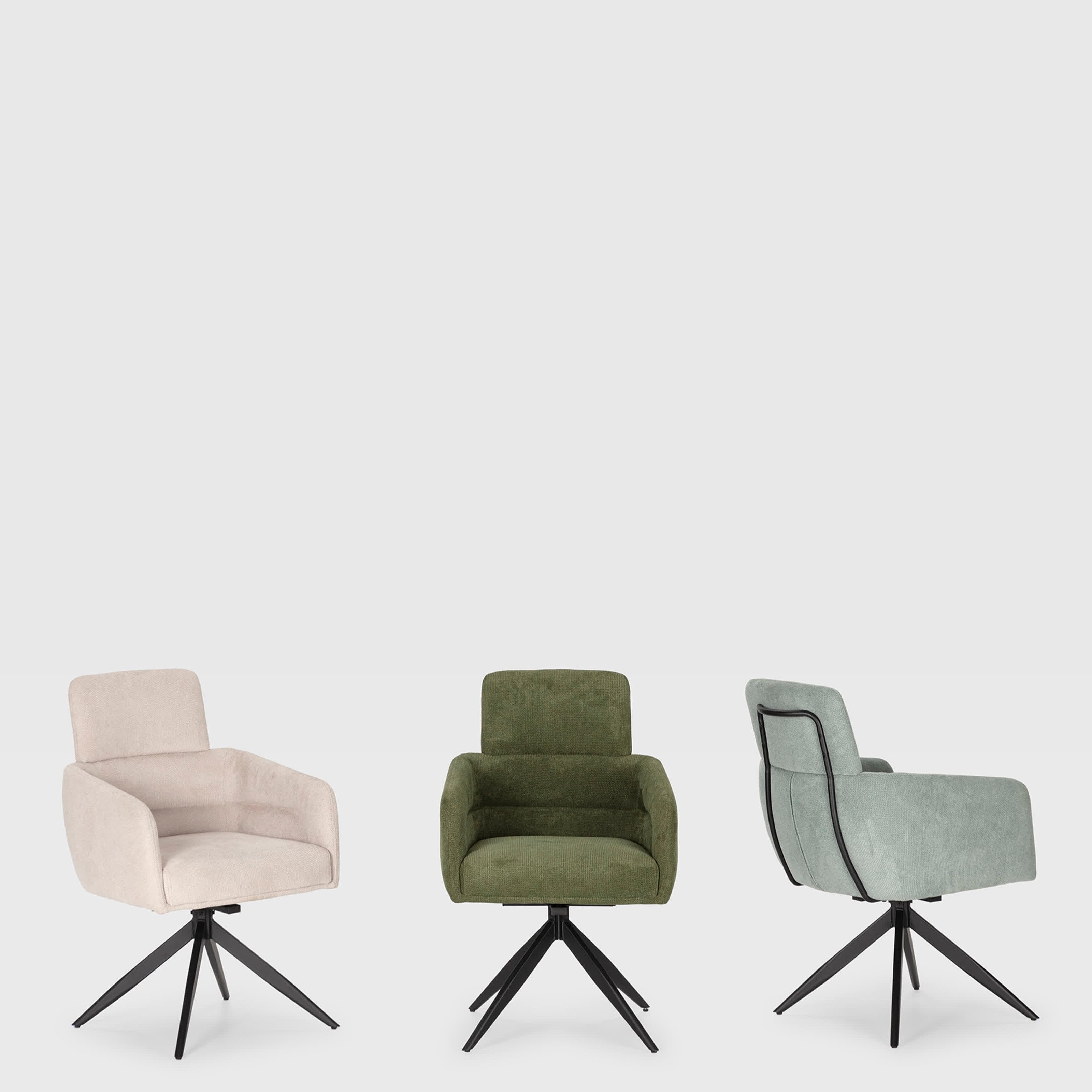 Set di 2 poltrone in velluto a coste con gambe in metallo Grace 57x65 h92 cm