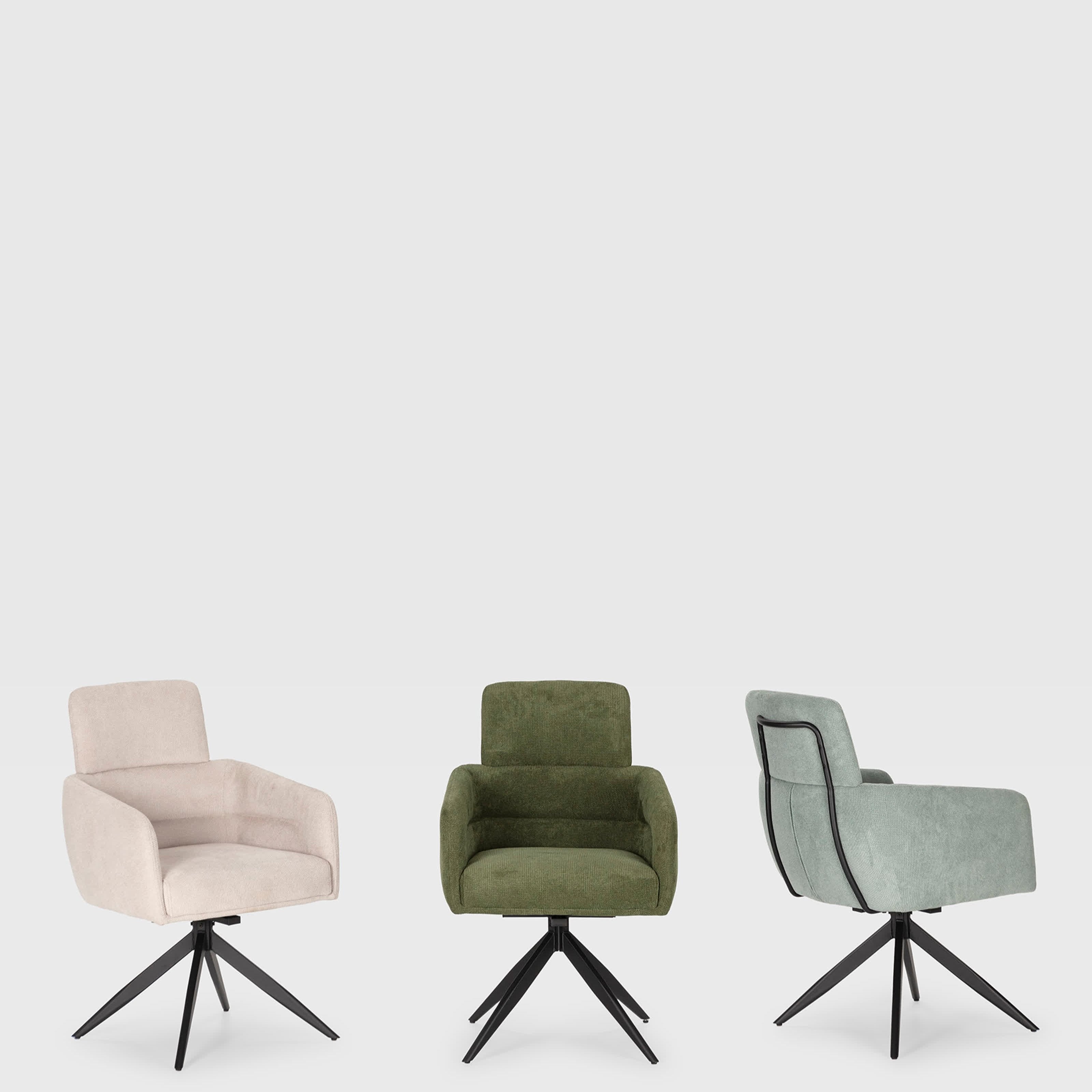 Set di 2 poltrone in velluto a coste con gambe in metallo Grace 57x65 h92 cm