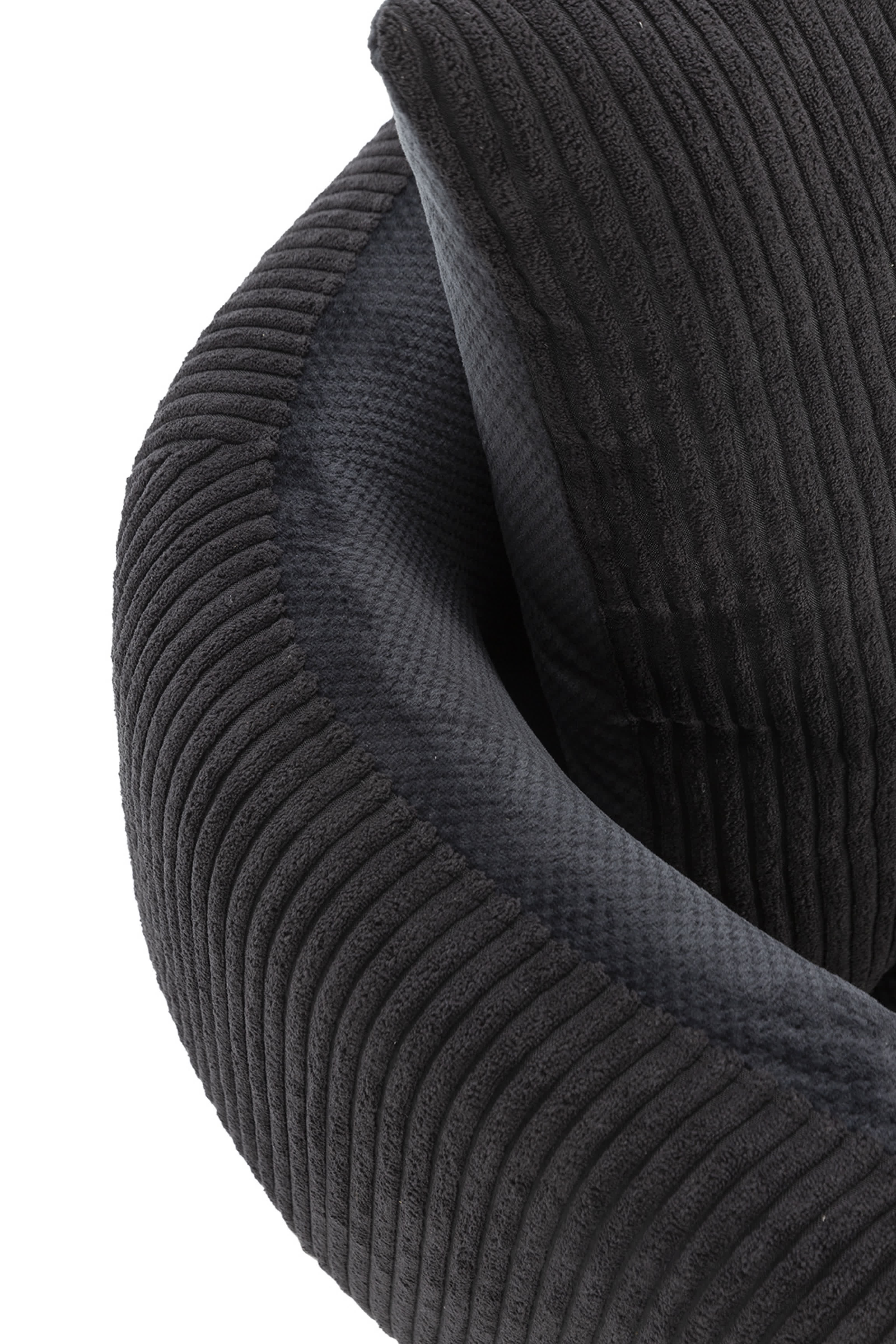 Poltrona in velluto a coste con gambe in metallo Arno 70x61 h72 cm