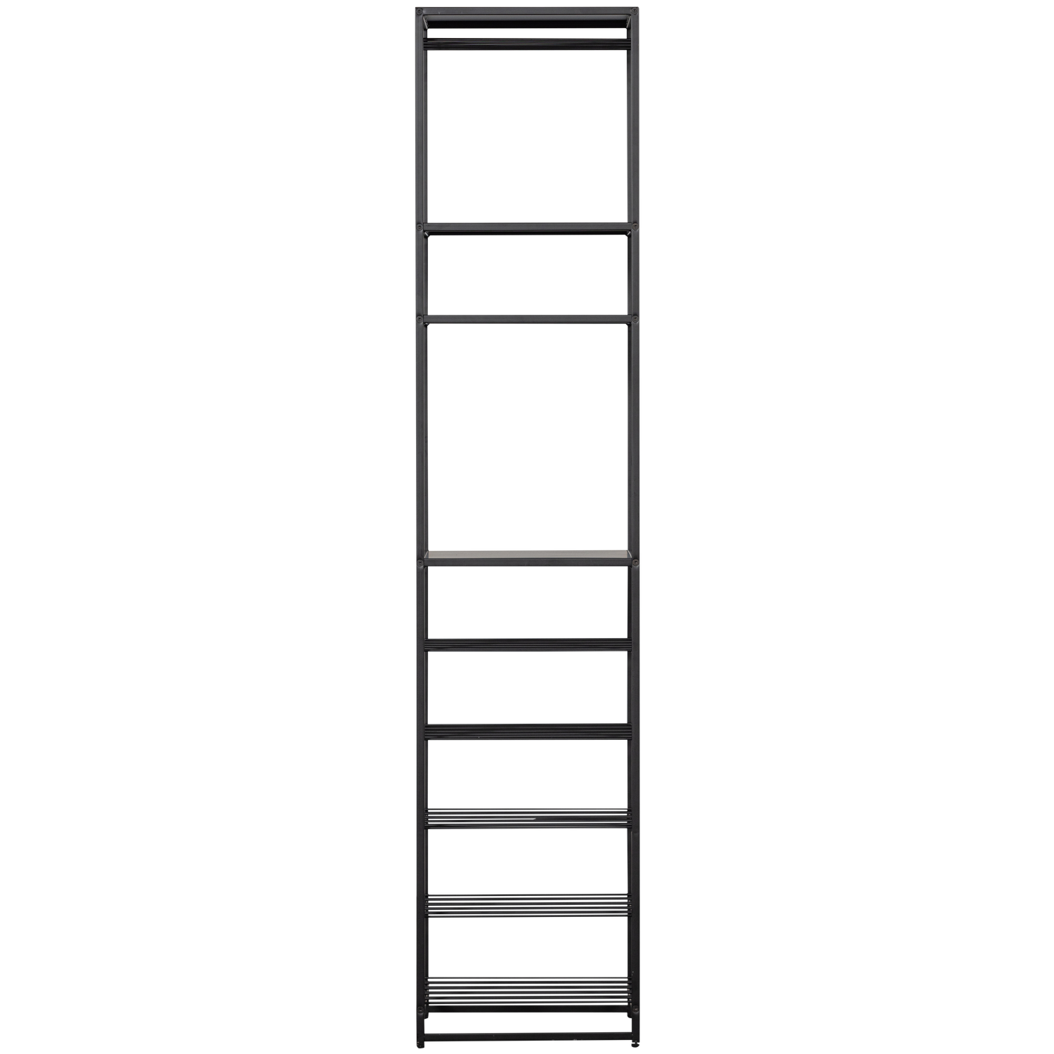 Porte-gobelet en métal noir Reese 185x45 cm