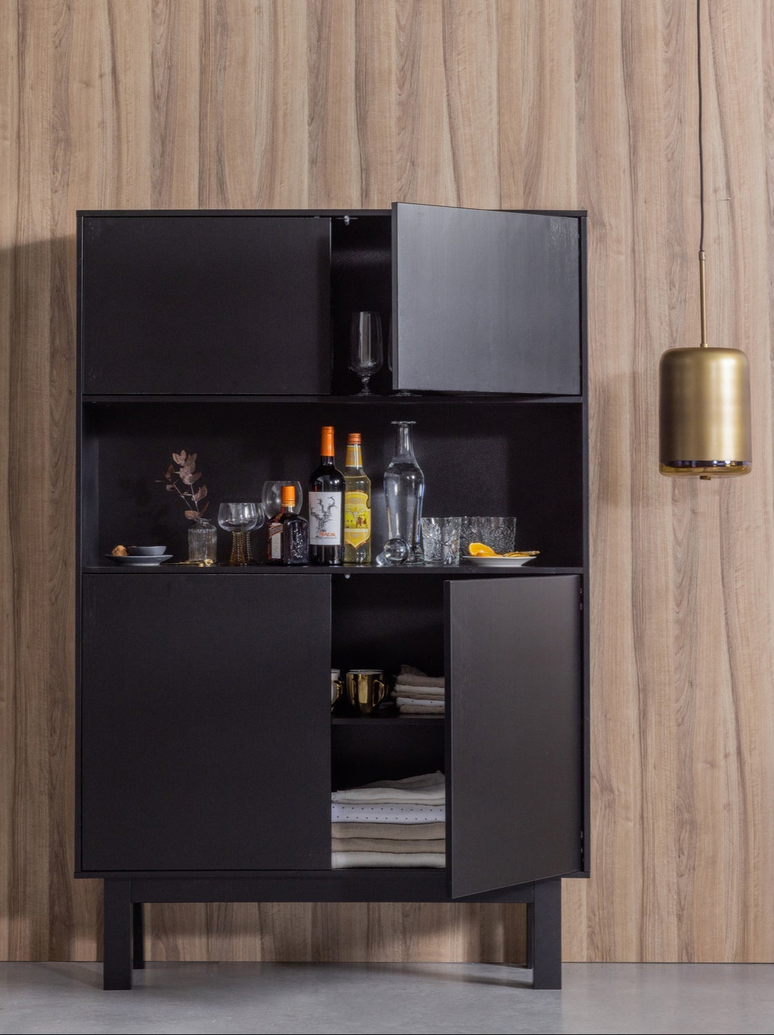 Lampe à suspension Safa 242x20 cm