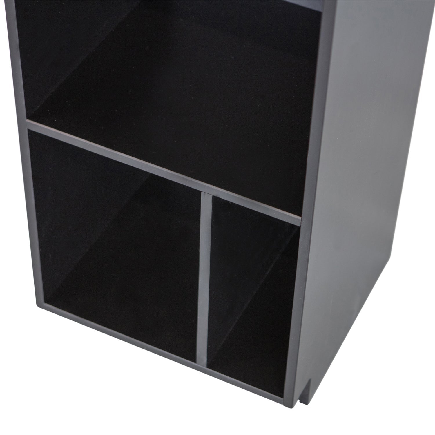 Buffet avec étagères en bois de pin noir Finca 210x40 cm