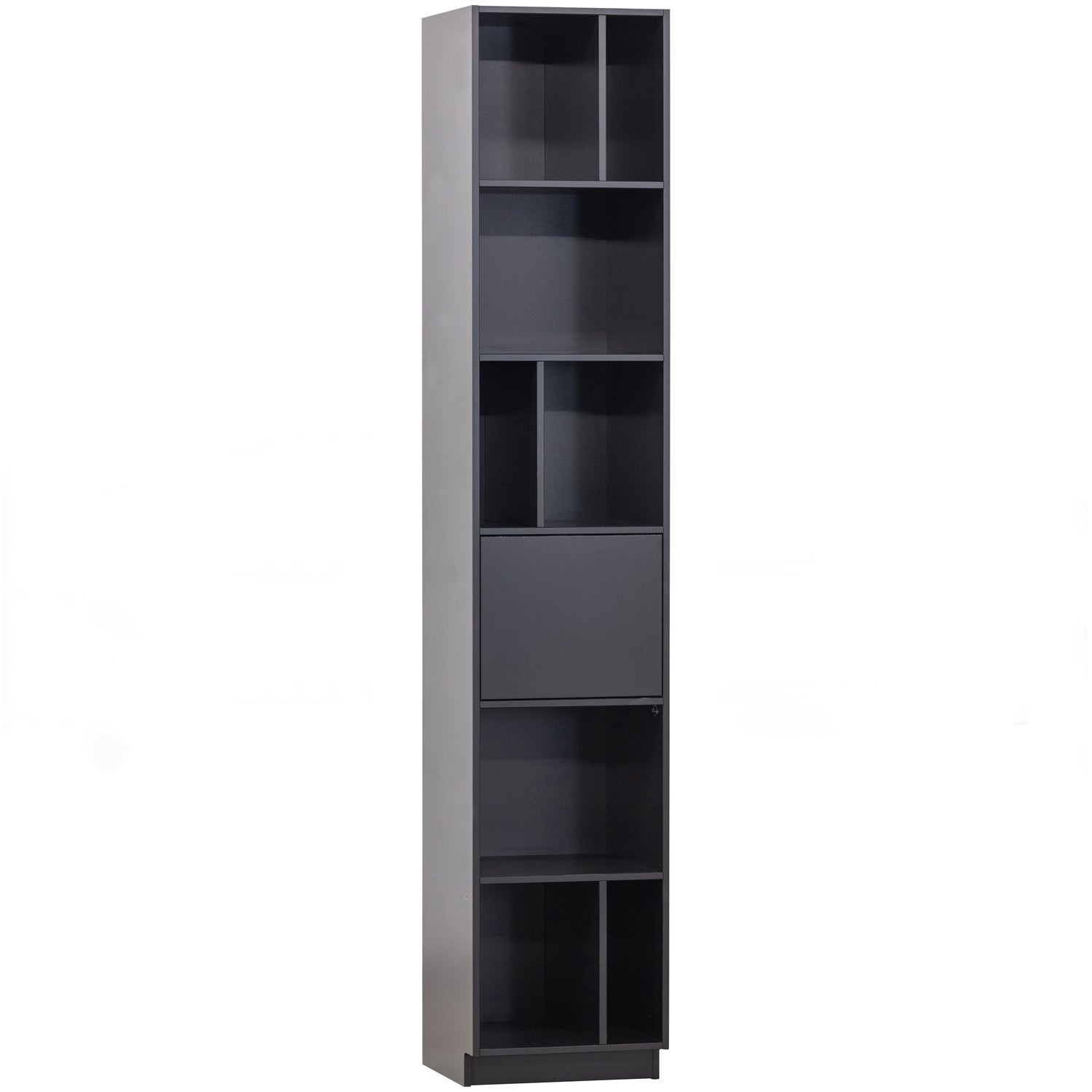 Buffet avec étagères en bois de pin noir Finca 210x40 cm