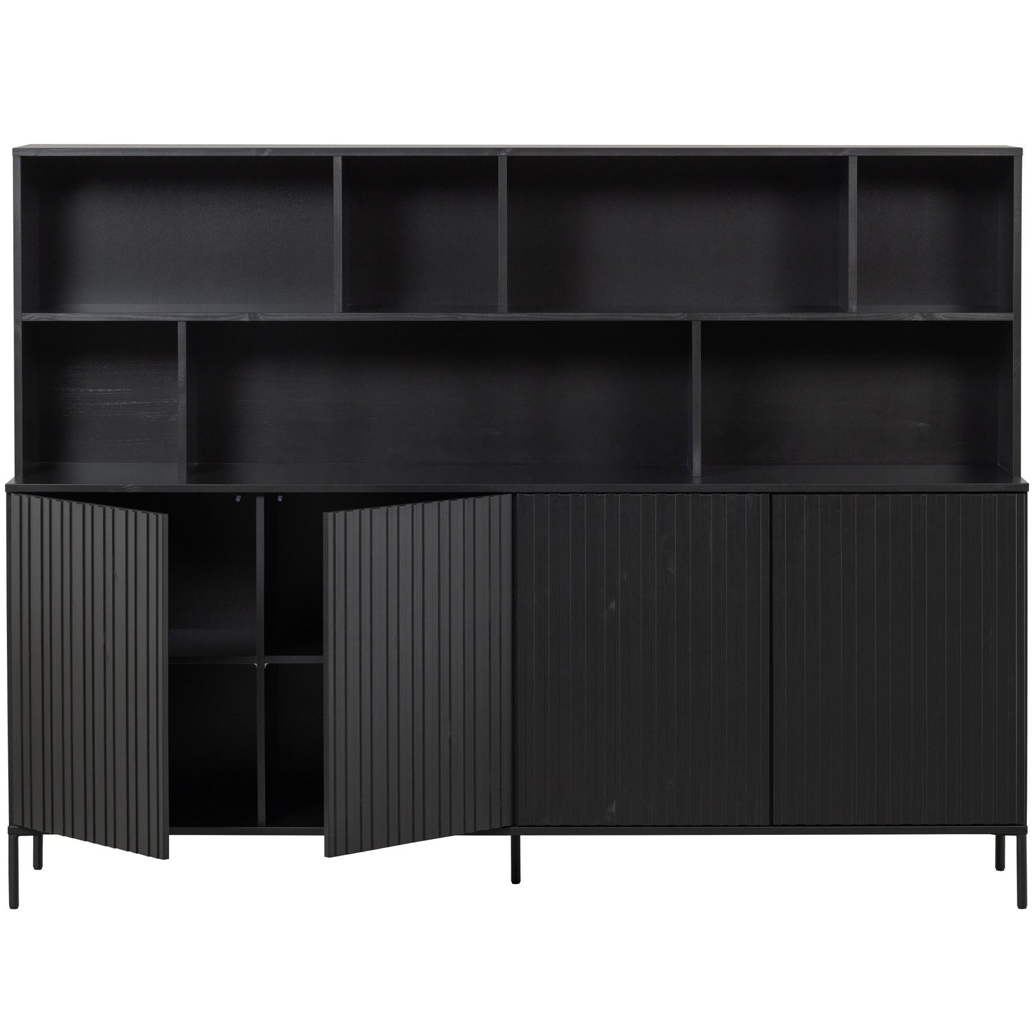 Credenza 4 ante in legno di frassino New Gravure 150x200 cm