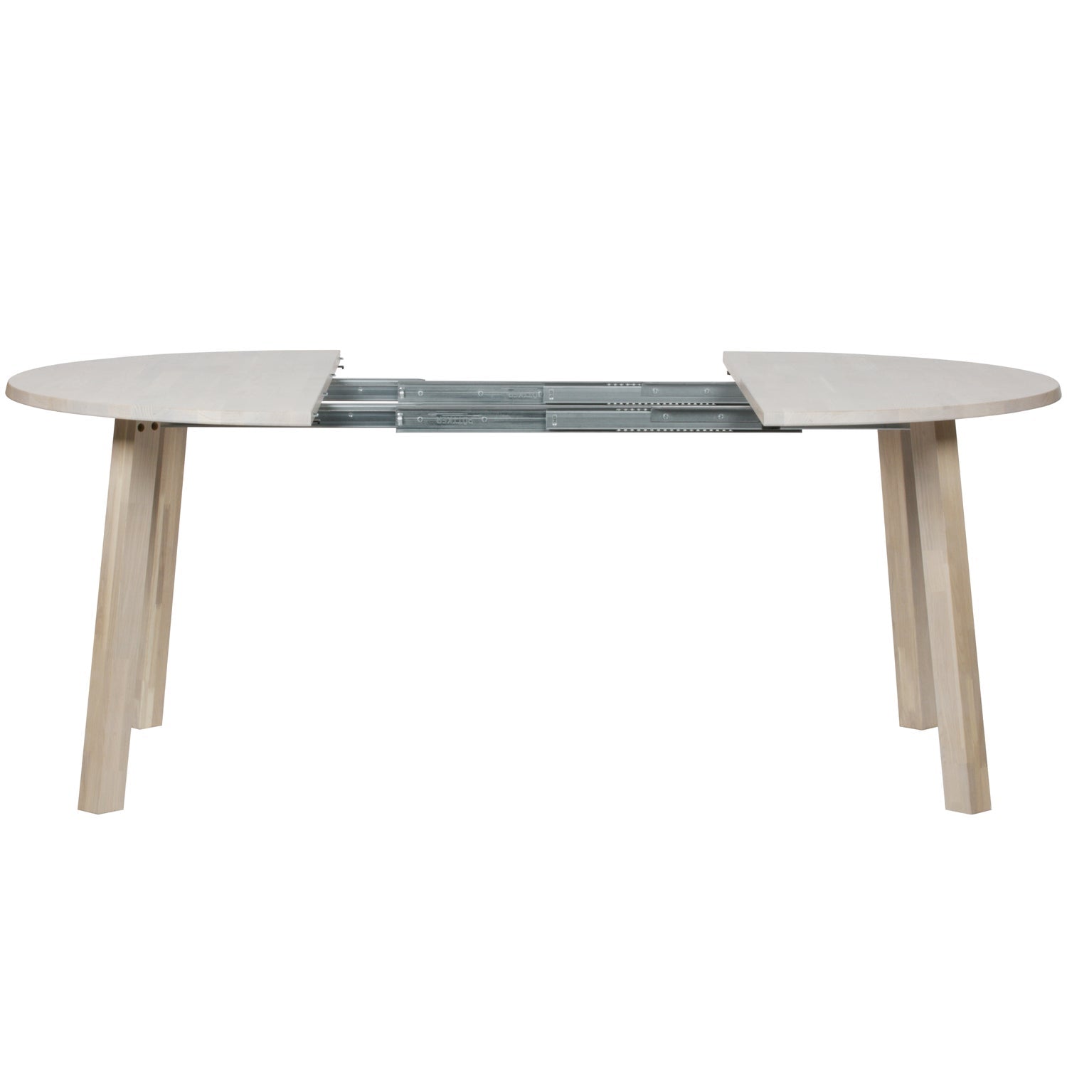 Tavolo da pranzo rotondo allungabile in rovere 75x120 cm