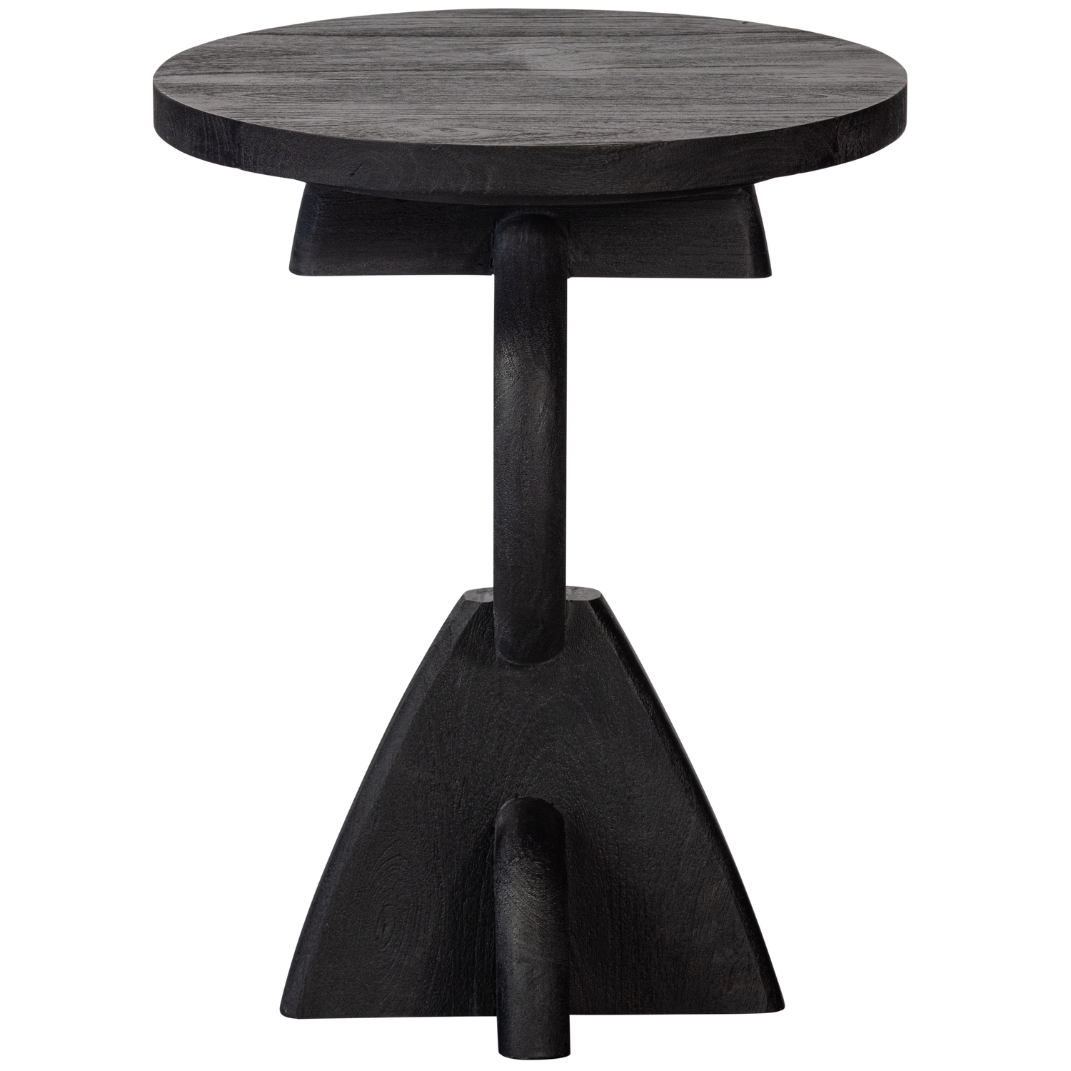 Table basse en bois de manguier noir Pete 52x40 cm