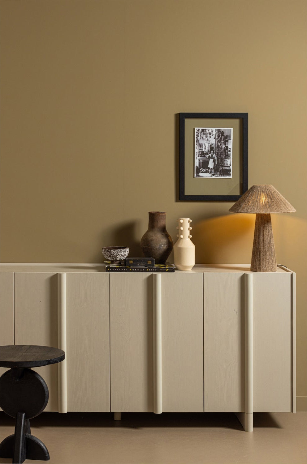 Madia 4 ante in legno di pino Basu 200x85 cm