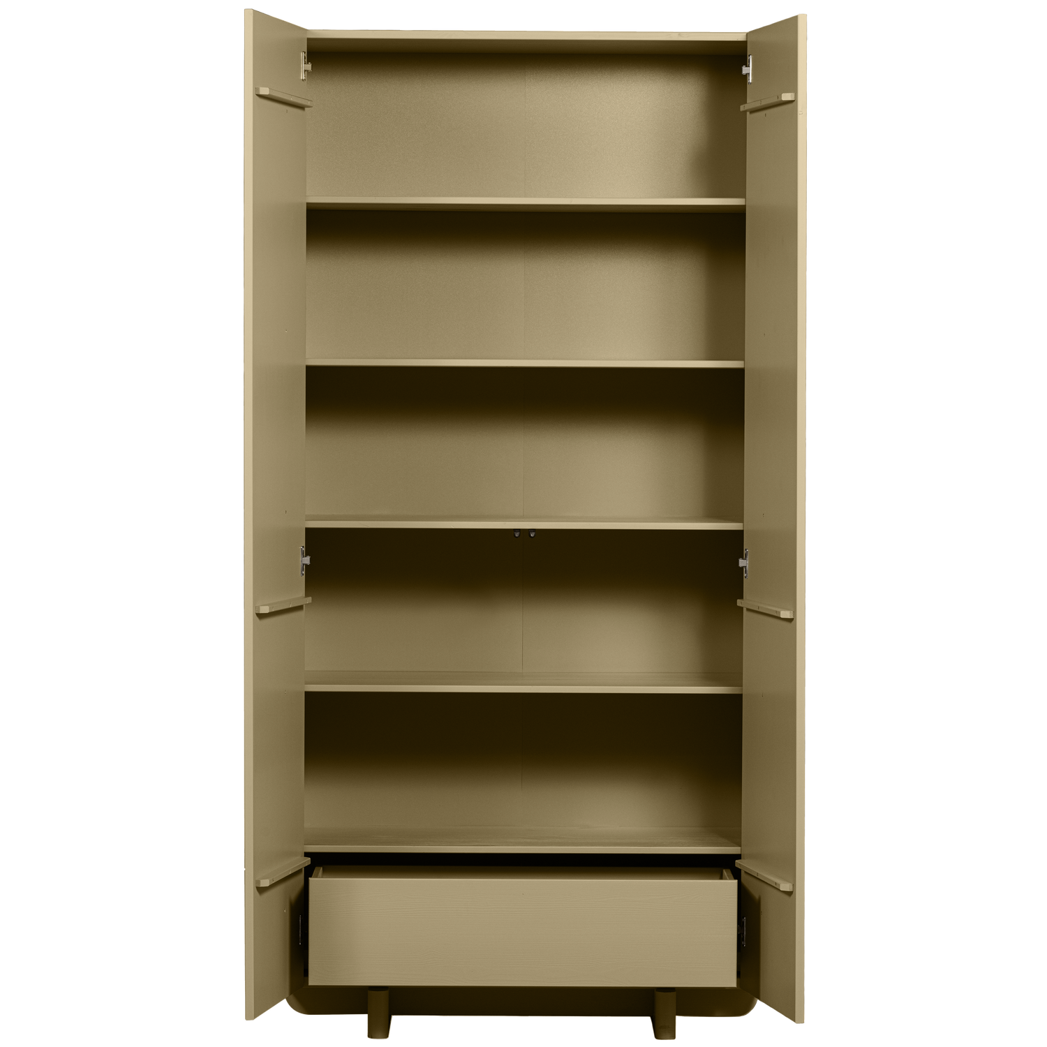 Buffet 2 portes 1 tiroir en bois de pin Basu 210x101 cm