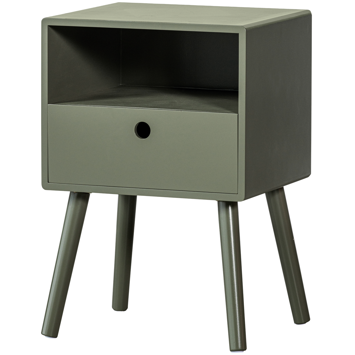 Comodino 1 cassetto in legno Ozzy 53x36 cm