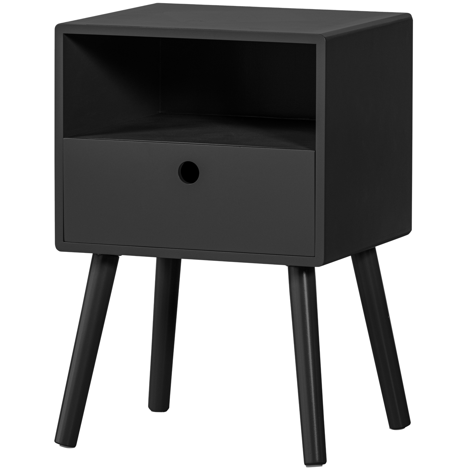 Comodino 1 cassetto in legno Ozzy 53x36 cm