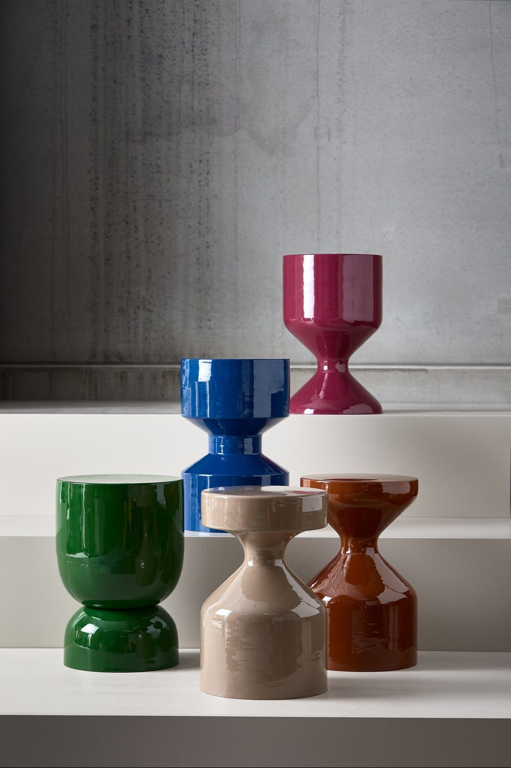 Tavolino in metallo verde Hekla