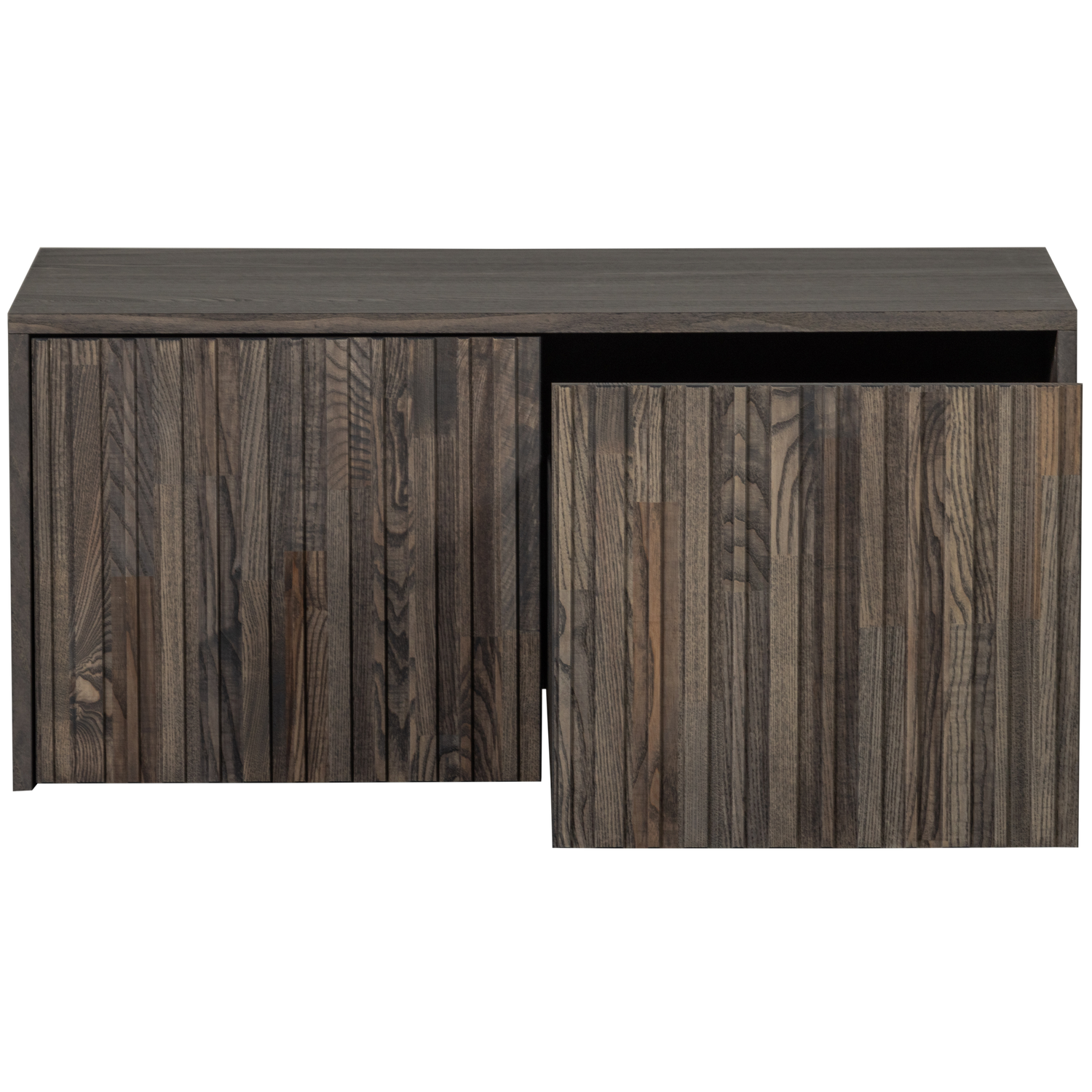 Caisse banc 2 tiroirs New Gravure 40x88 cm