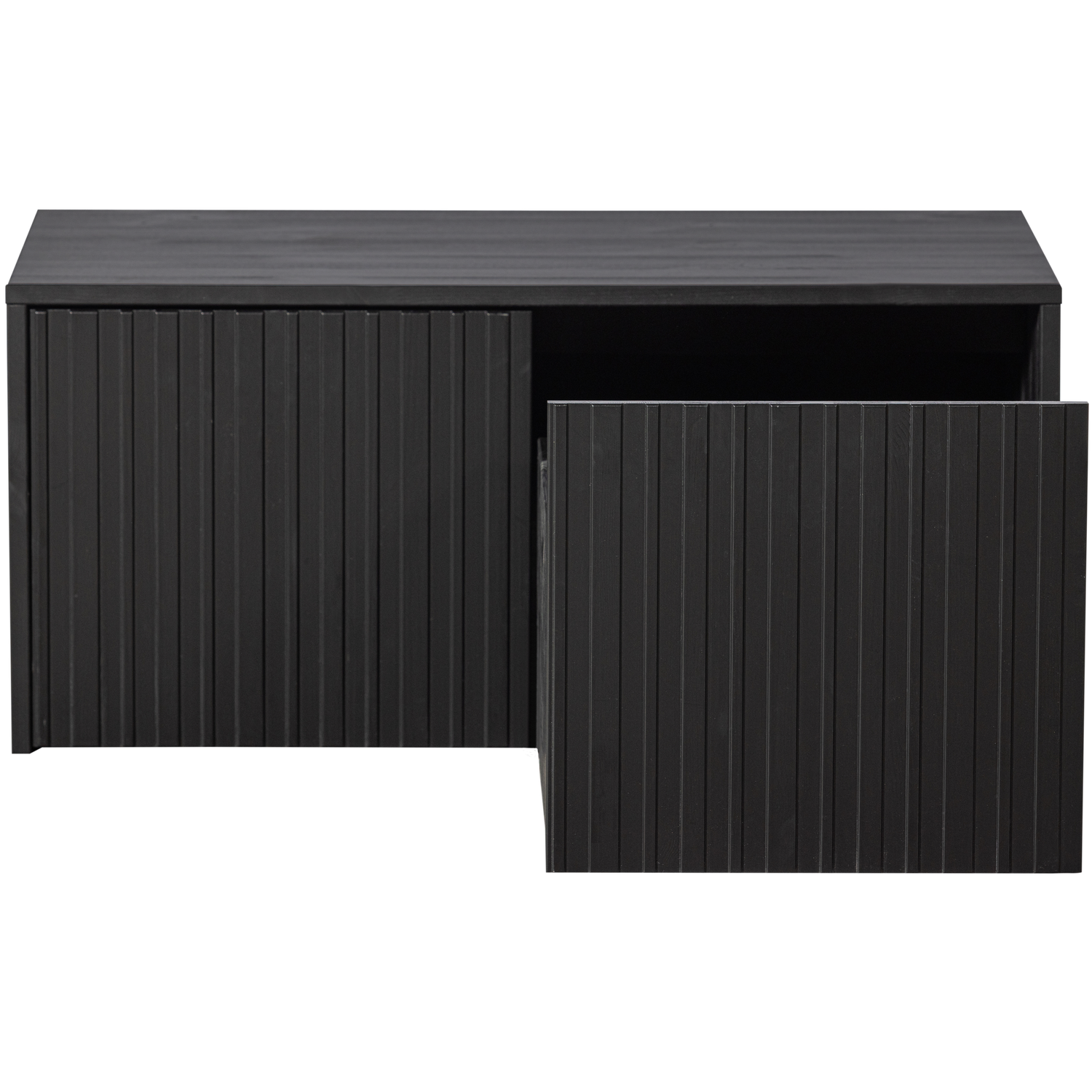 Caisse banc 2 tiroirs New Gravure 40x88 cm