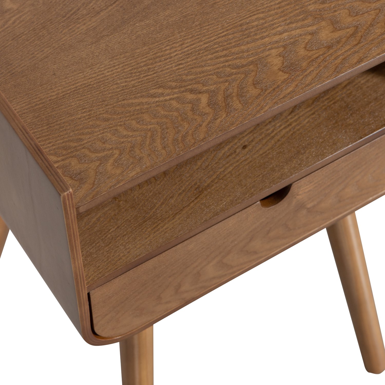 Comodino 1 cassetto in legno naturale Nils 54x36 cm