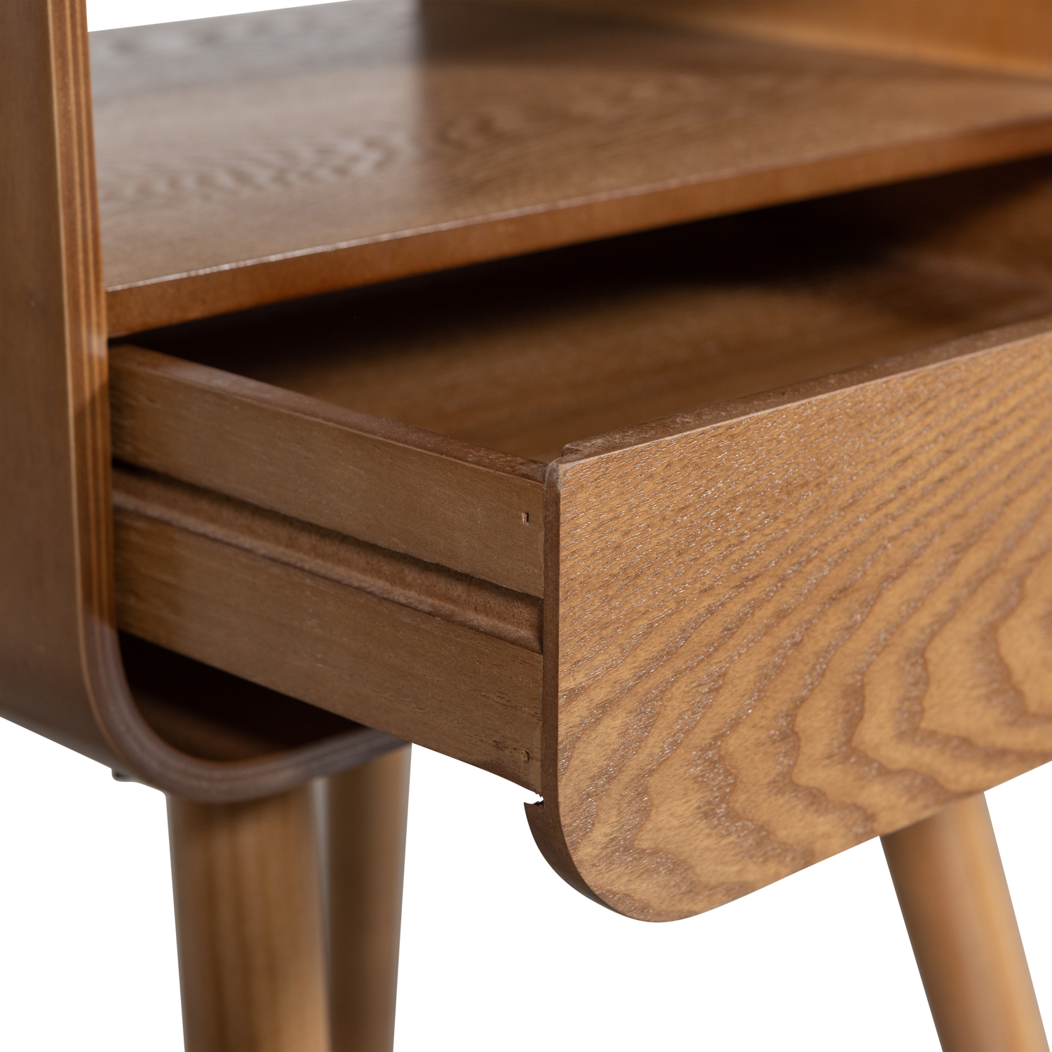 Comodino 1 cassetto in legno naturale Nils 54x36 cm