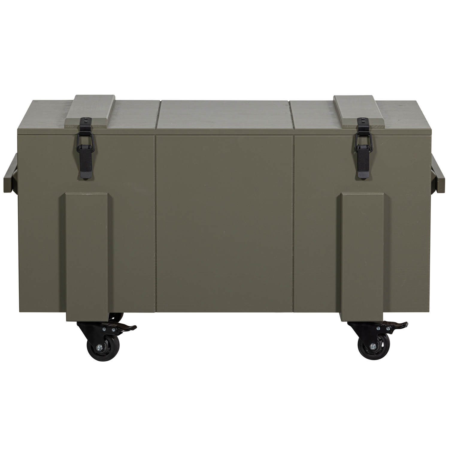 Baule in pino verde foresta Bobby 55x100 cm