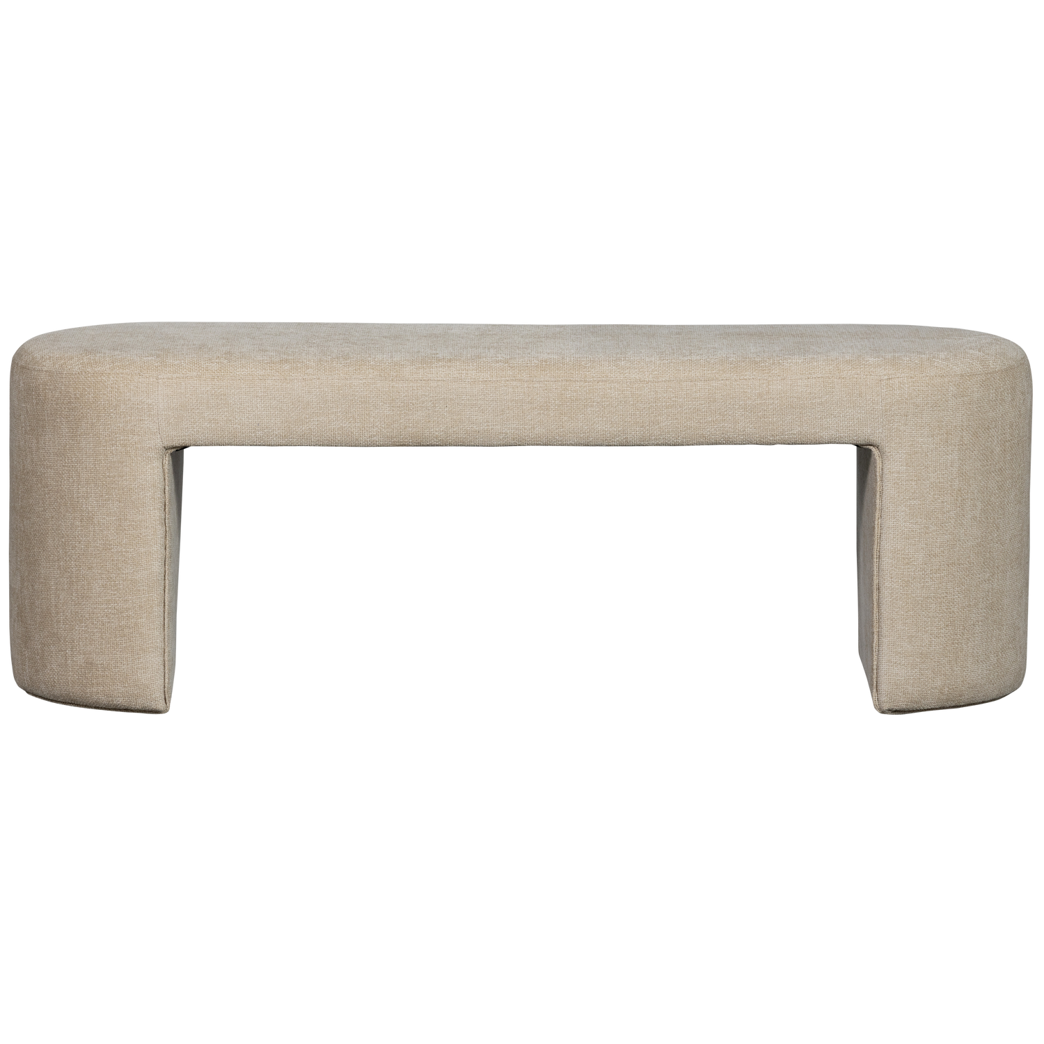 Banc en chenille Jacob 46x130 cm