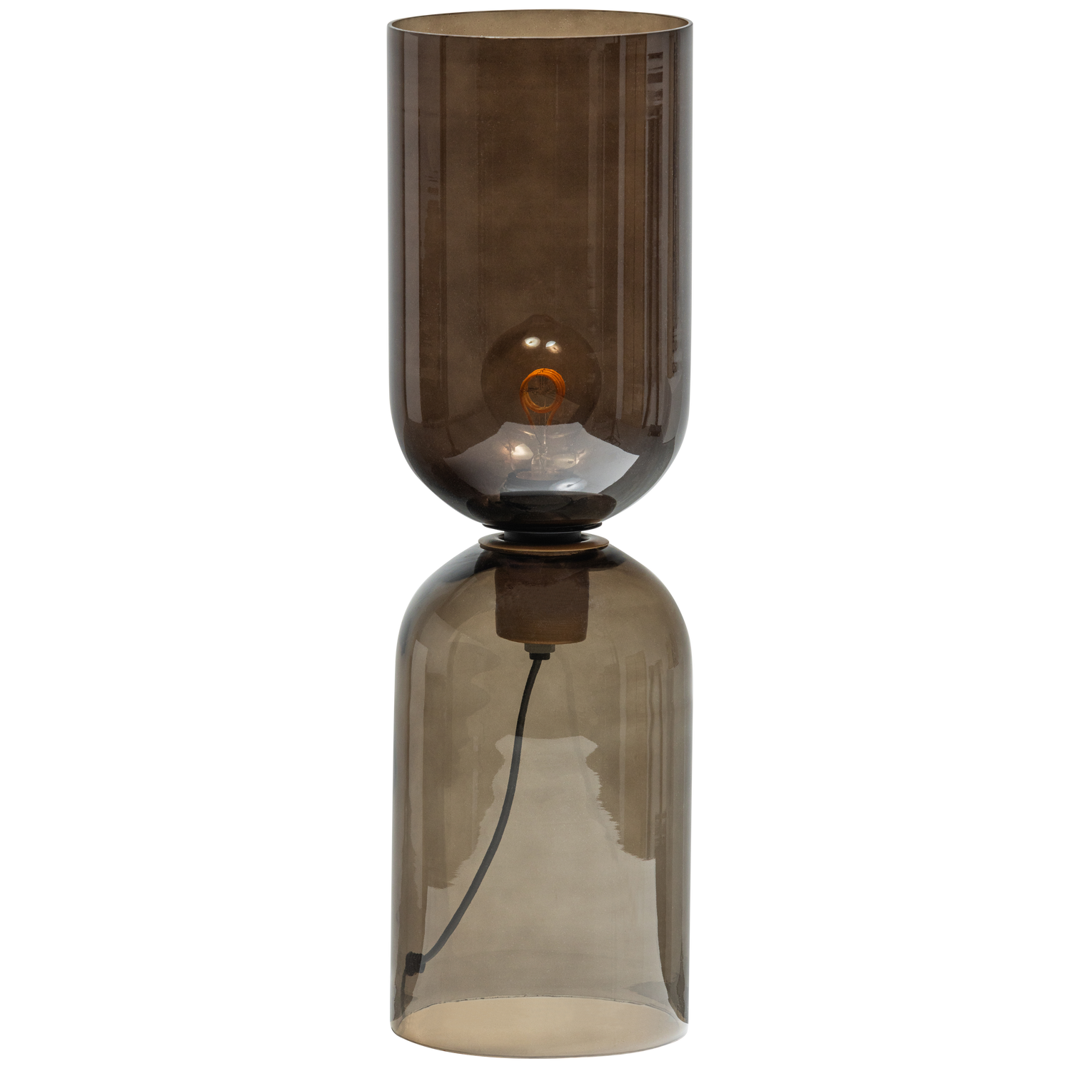 Lampada da tavolo in vetro colorato Gigi 51x15 cm