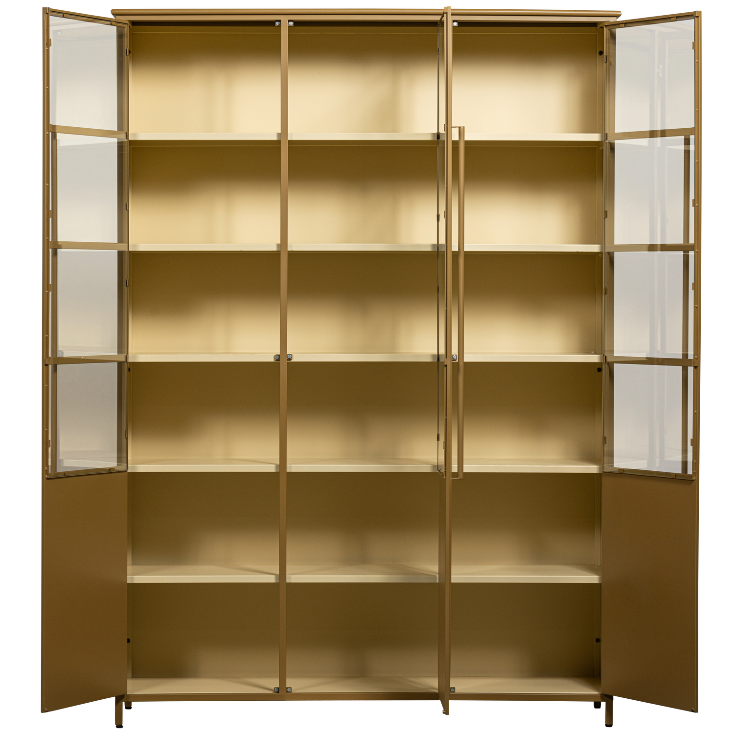 Vitrine 3 portes 5 étagères Exhibit 200x137 cm