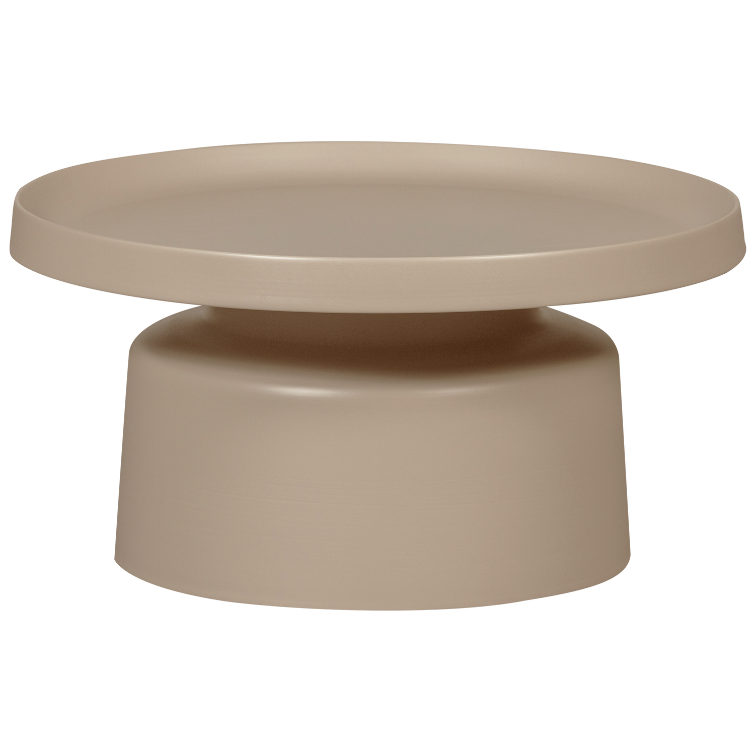 Tavolino rotondo in metallo Peer 35x74 cm