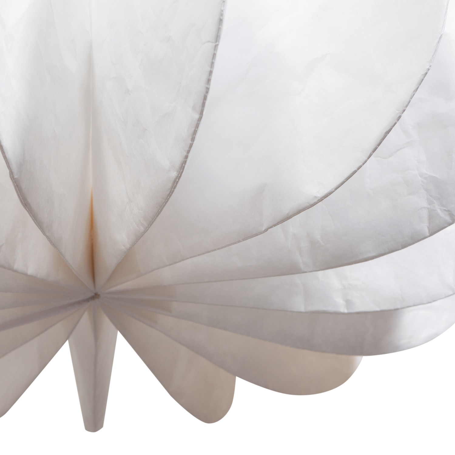 Lampada a sospensione in carta Dalia 37x60 cm