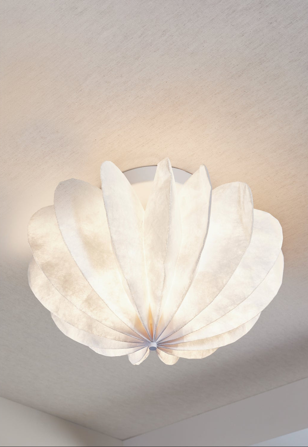 Lampada da soffitto/parete in carta Dalia 28x40 cm