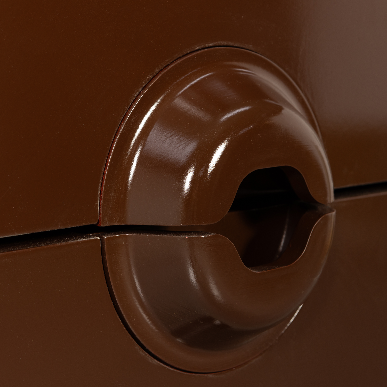 Cassettiera 6 cassetti in legno di eucalipto Merge 120x44 cm