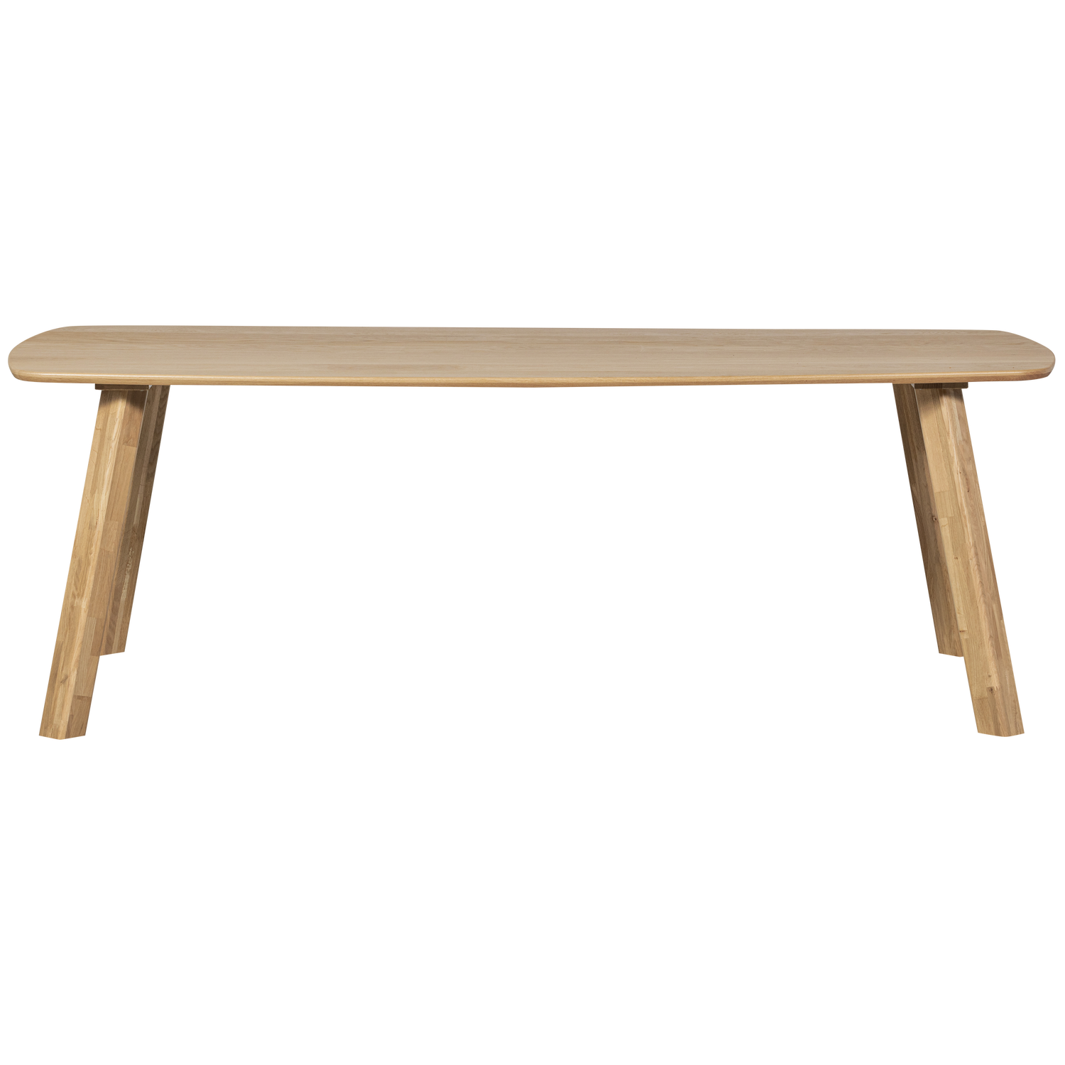 Tavolo da pranzo ovale in rovere Tablo 74x220 cm