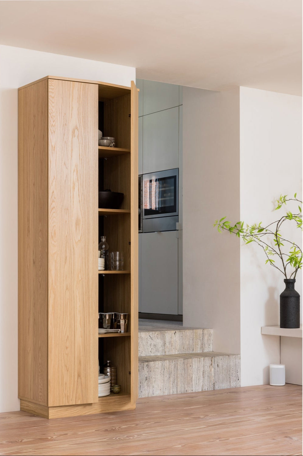 Credenza 2 ante in rovere Zuma 210x67 cm