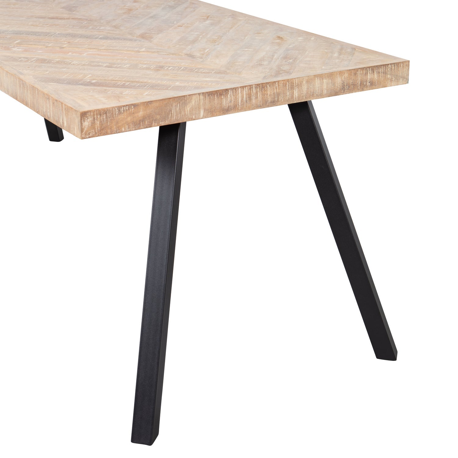 Tavolo da pranzo quadrato in legno di mango Tablo 75x200 cm