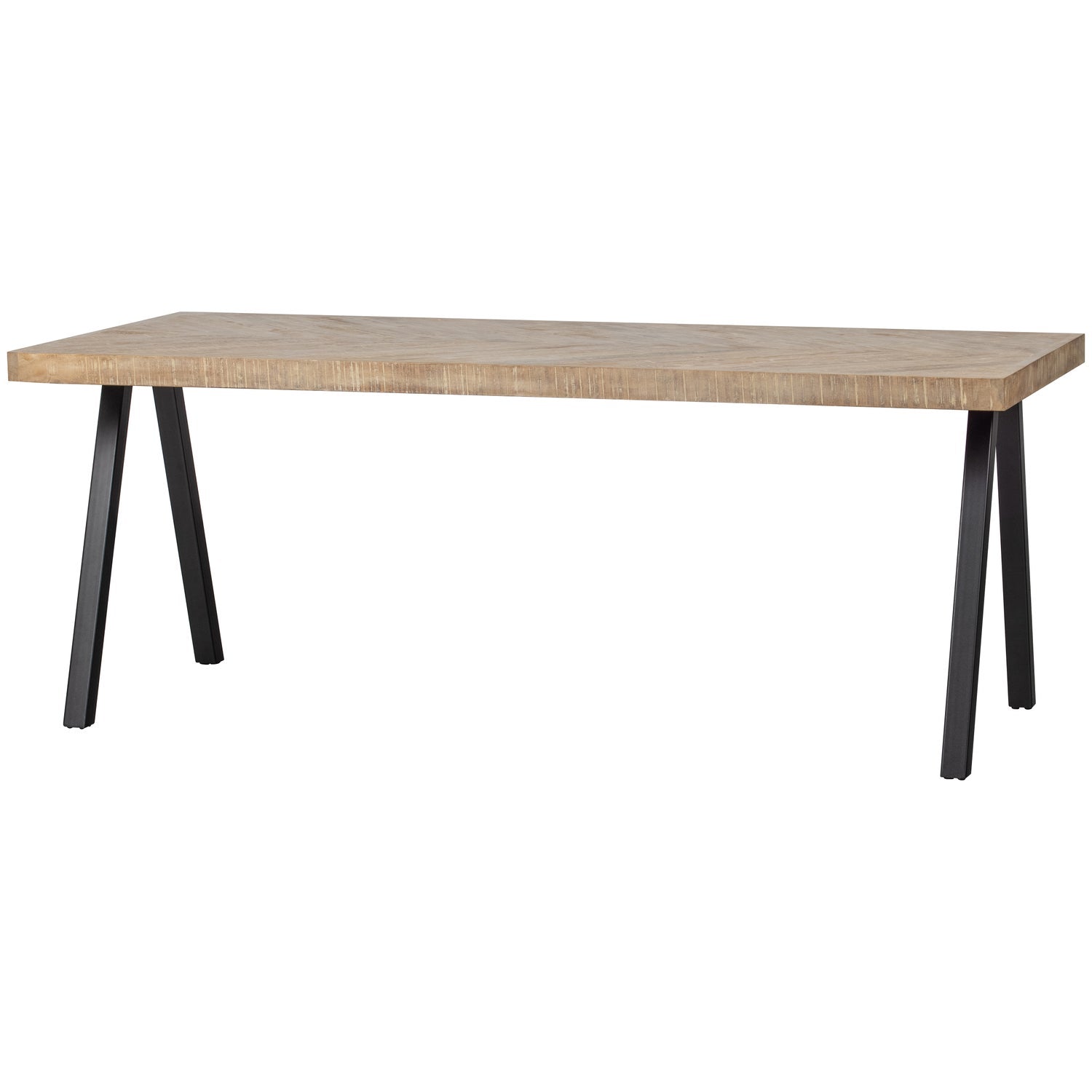 Tavolo da pranzo quadrato in legno di mango Tablo 75x200 cm