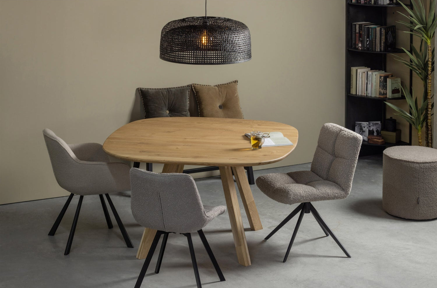 Tavolo da pranzo in rovere Tablo 75x130 cm