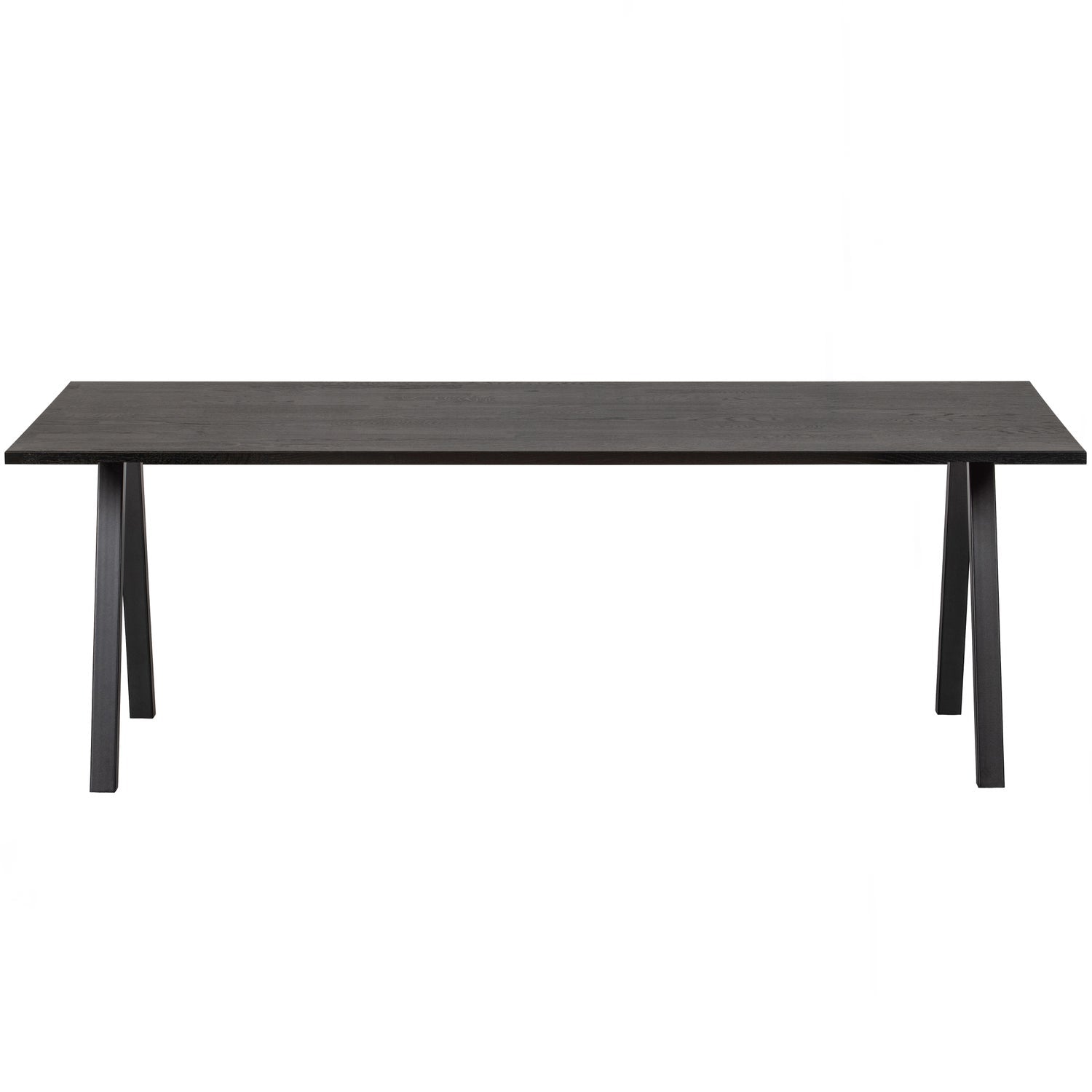 Table à manger en bois de chêne foncé Tablo 75x220 cm