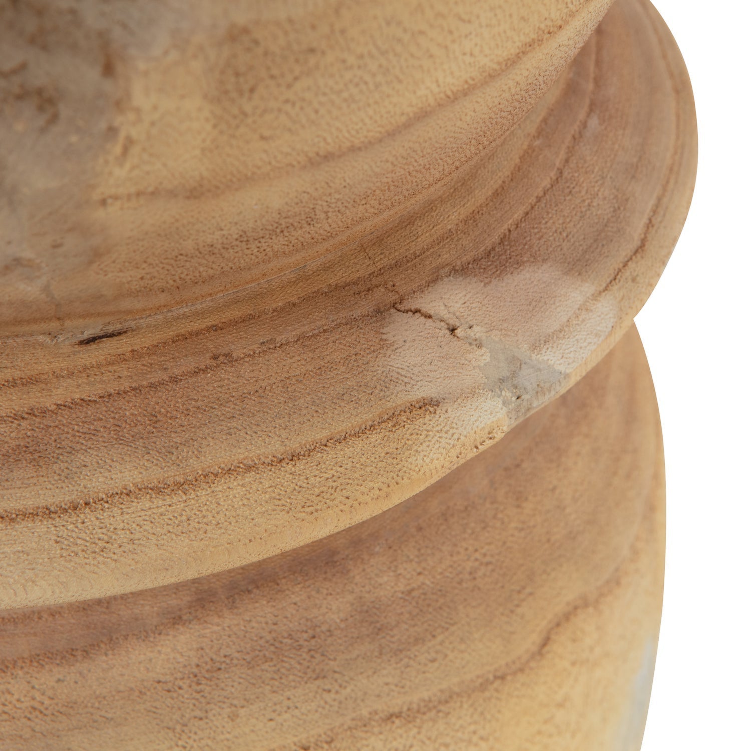 Sgabello in legno Bikkel 40x28 cm