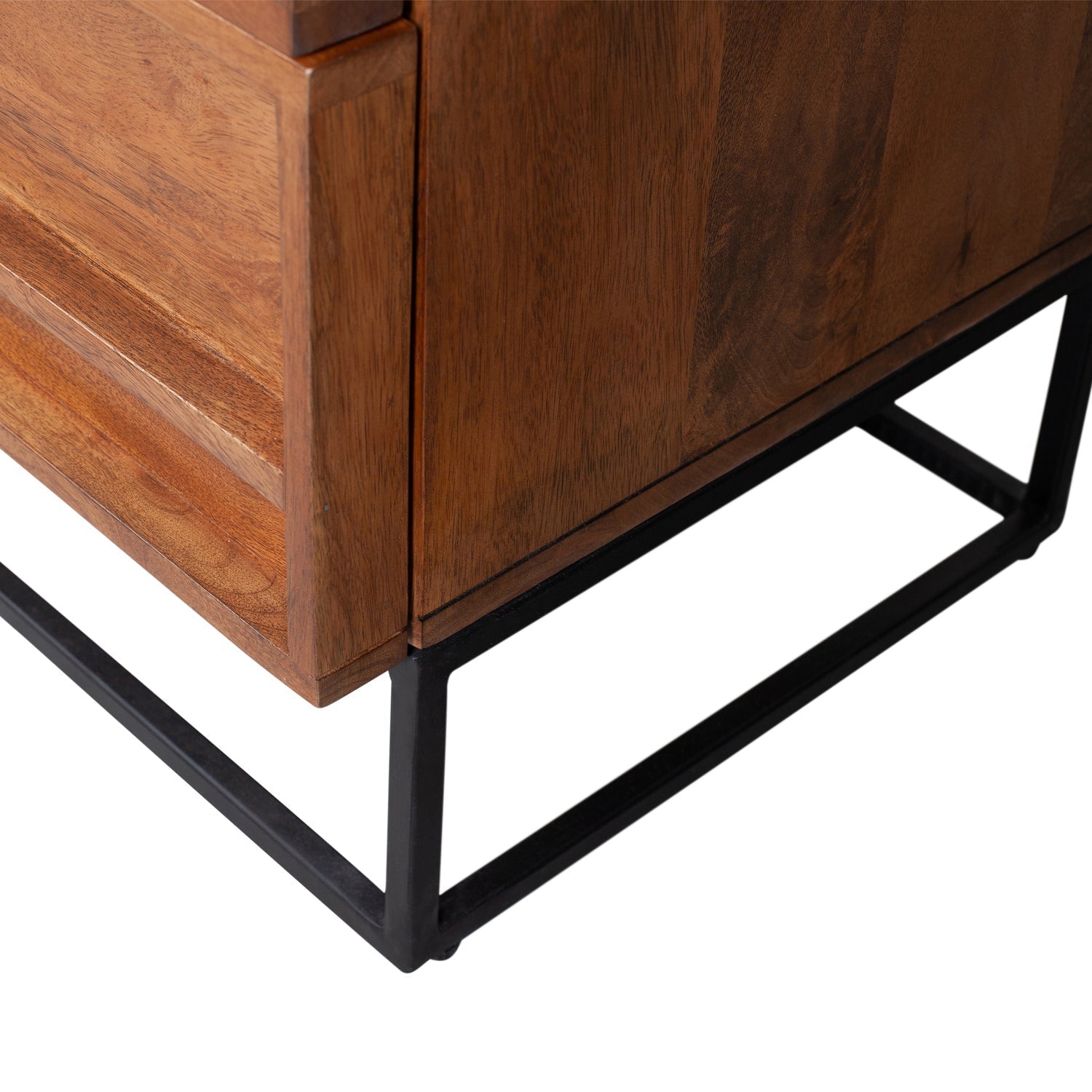 Cassettiera 5 cassetti in legno di mango naturale Forrest 121x60 cm