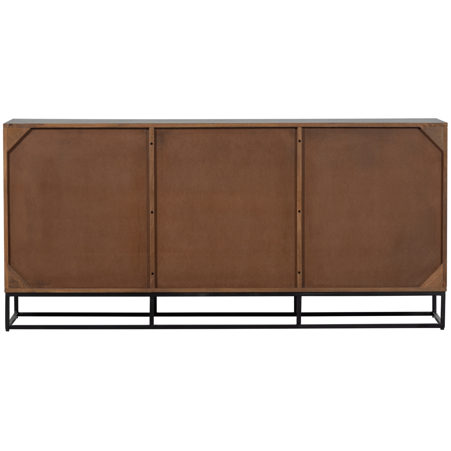 Buffet 2 portes 3 tiroirs en bois de manguier Forrest 75x160 cm