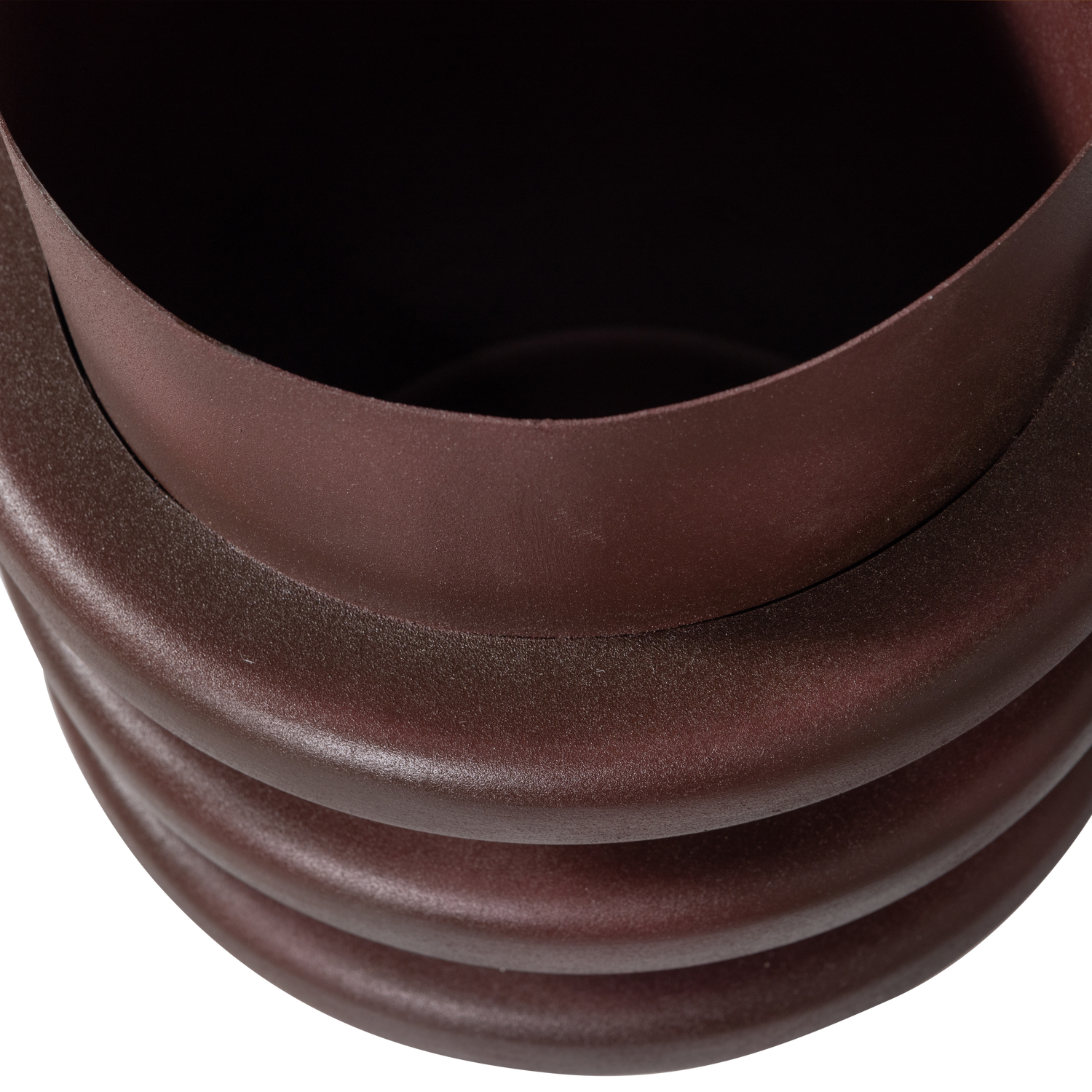 Vase en aluminium mat Malin 31x26 cm