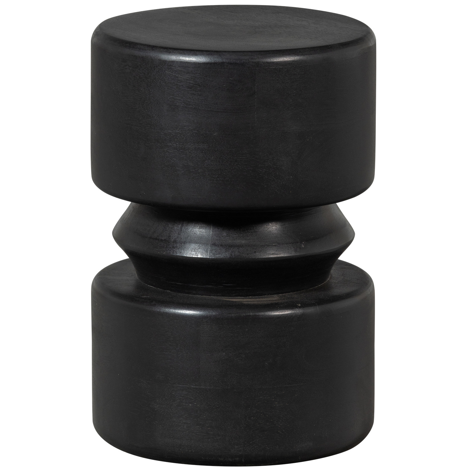 Tavolino nero opaco Tuve 45x30 cm